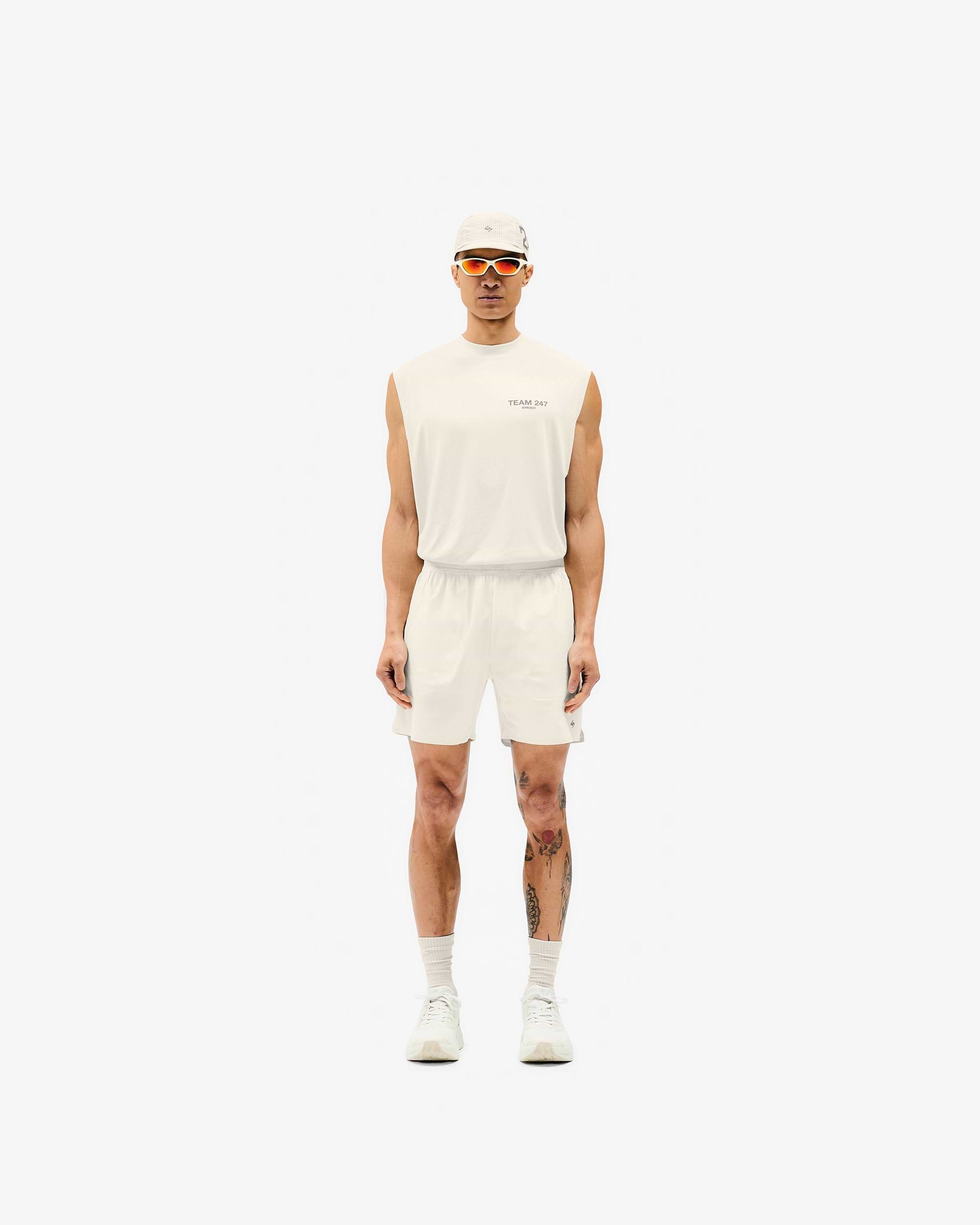 Team 247 Fused Shorts - Cream