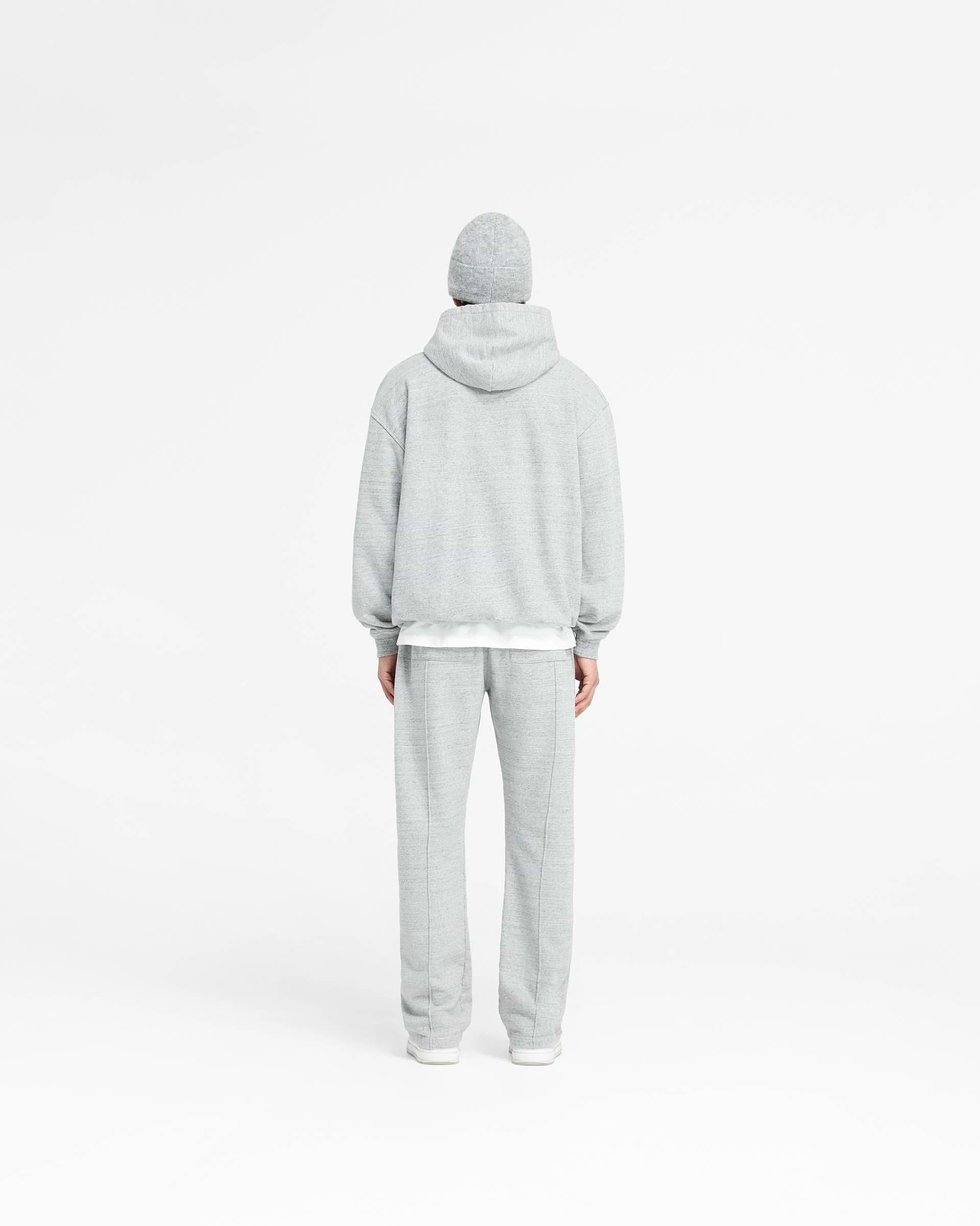 England Applique Hoodie - Gris Jaspeado