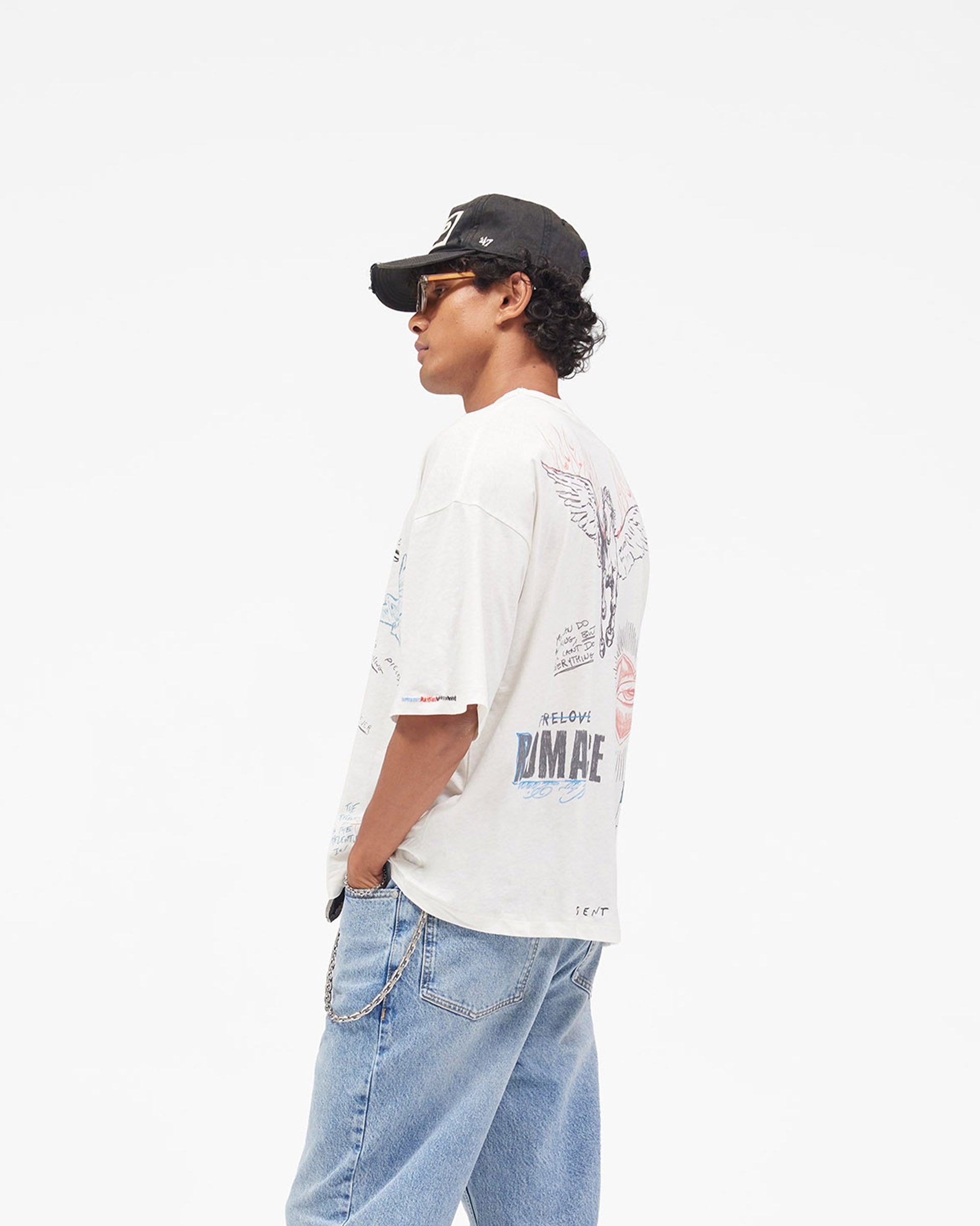 Heavier Than The Heavens T-Shirt - Antique White