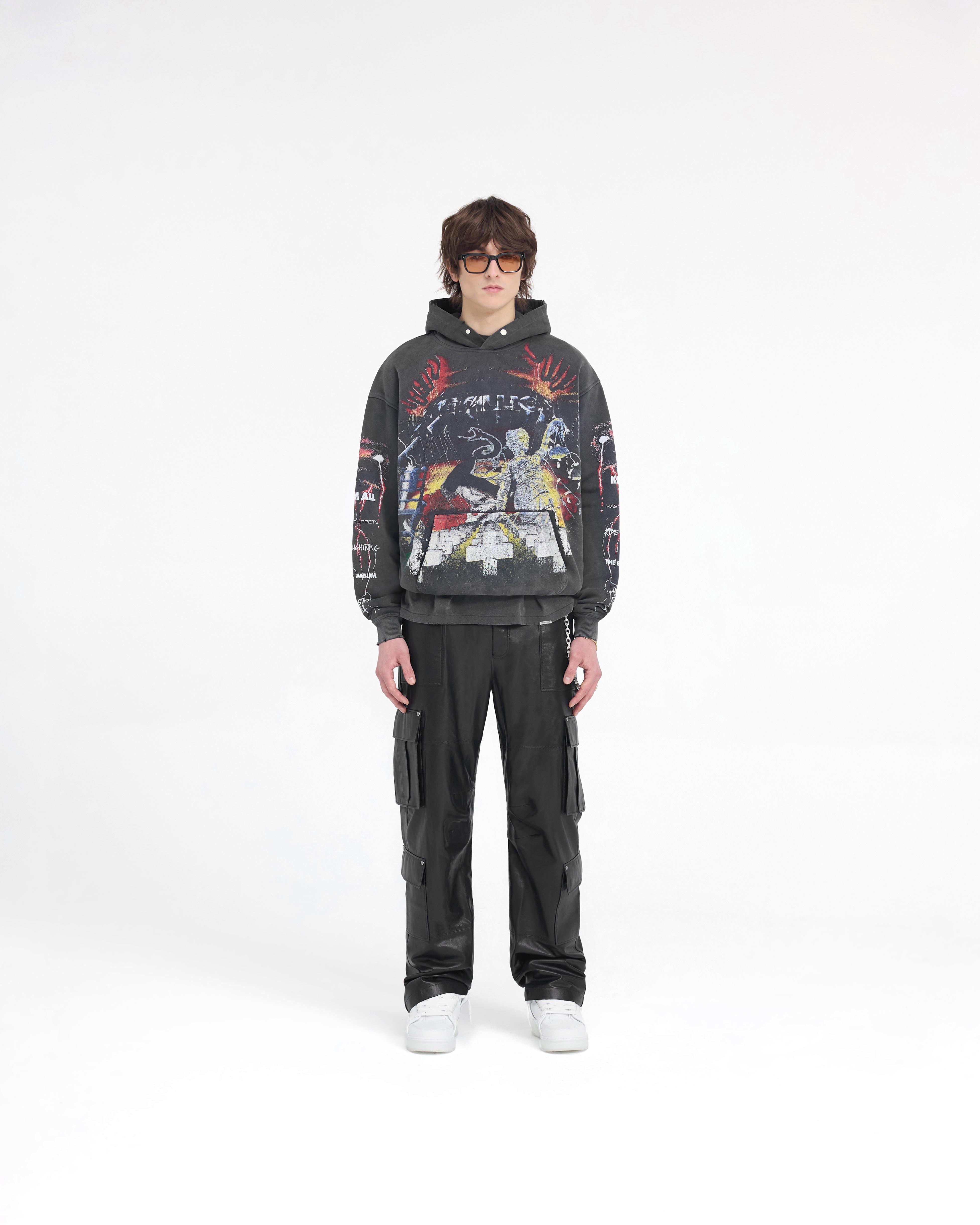 Represent X Metallica Master Of Puppets Hoodie - Gris Vintage