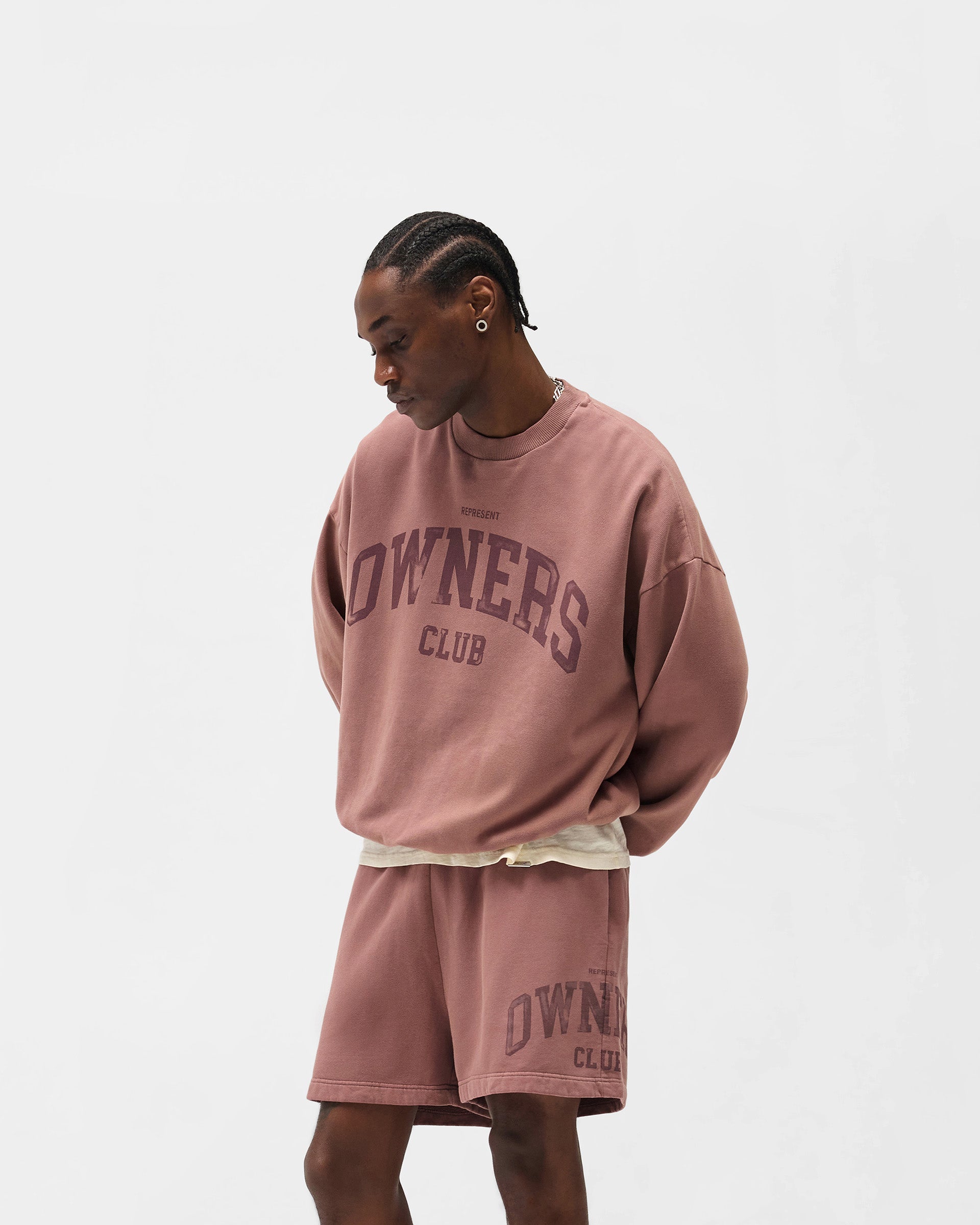 Represent Owners Club Sweater - Smoked Rose
