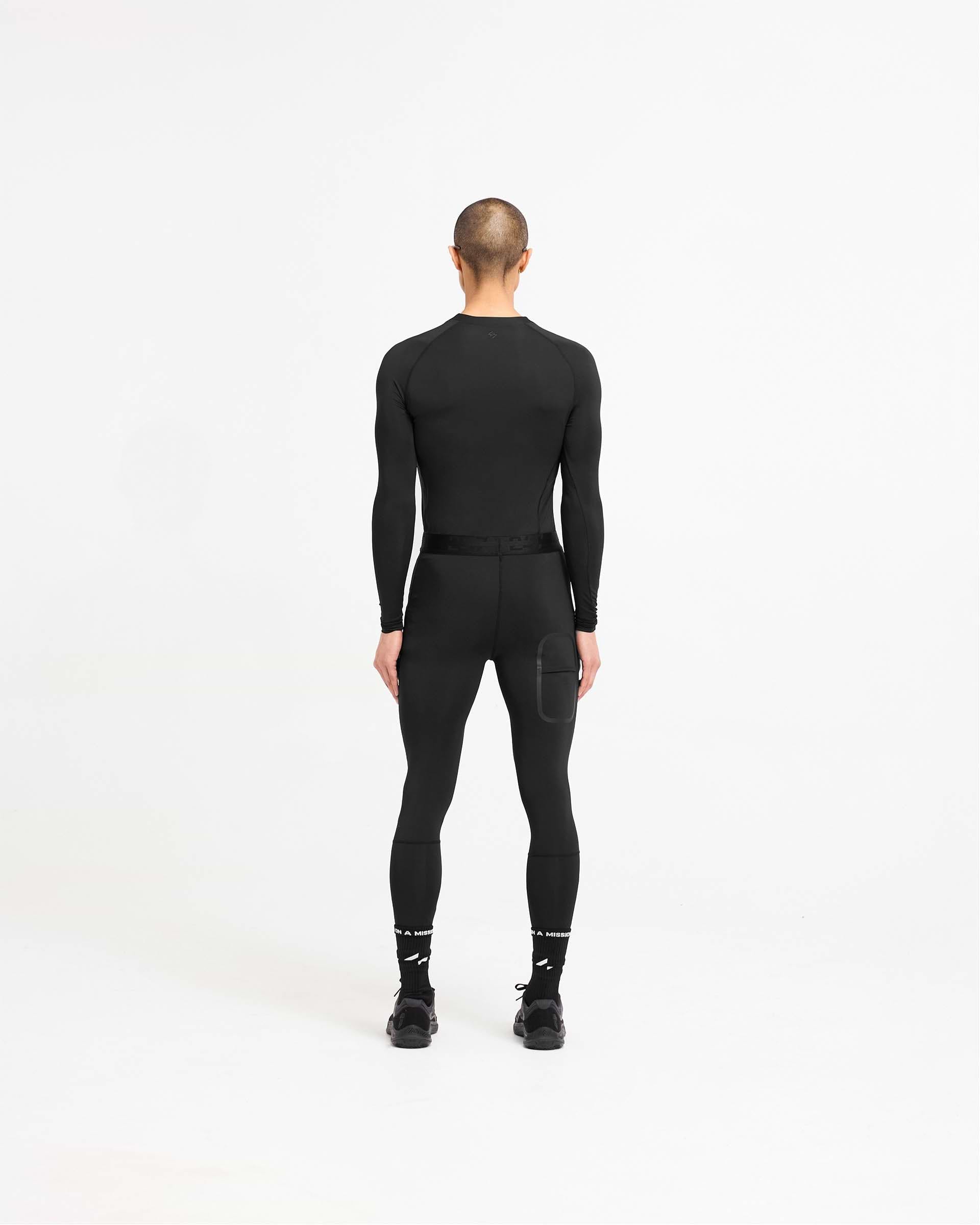 247 Compound Long Sleeve T-Shirt - Negro