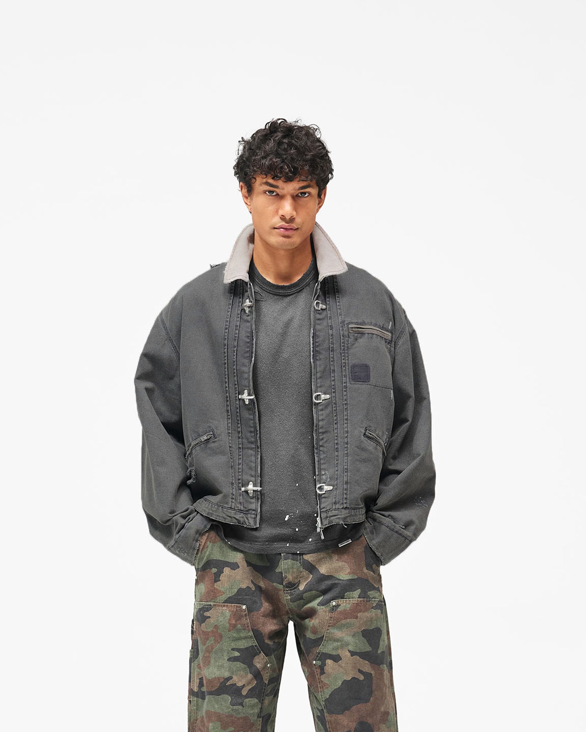 MH Worker Jacket - Vintage Grey