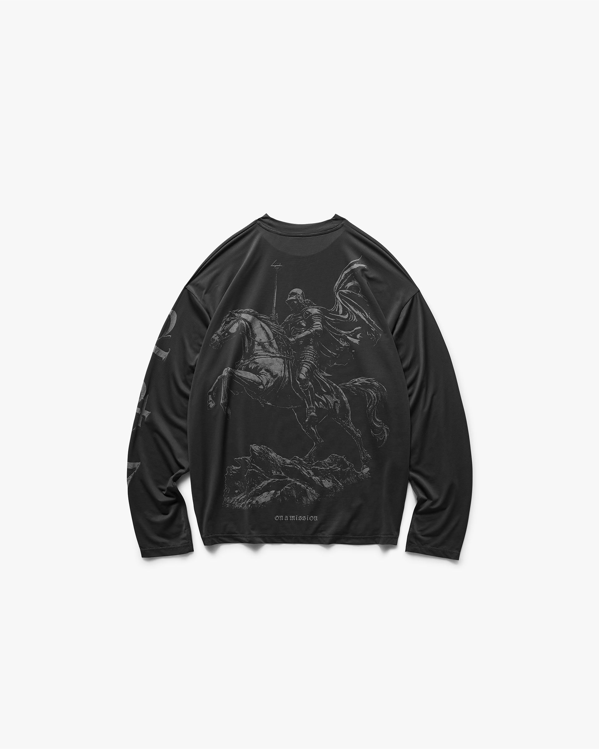 247 Noble Long Sleeve T-Shirt - Jet Black