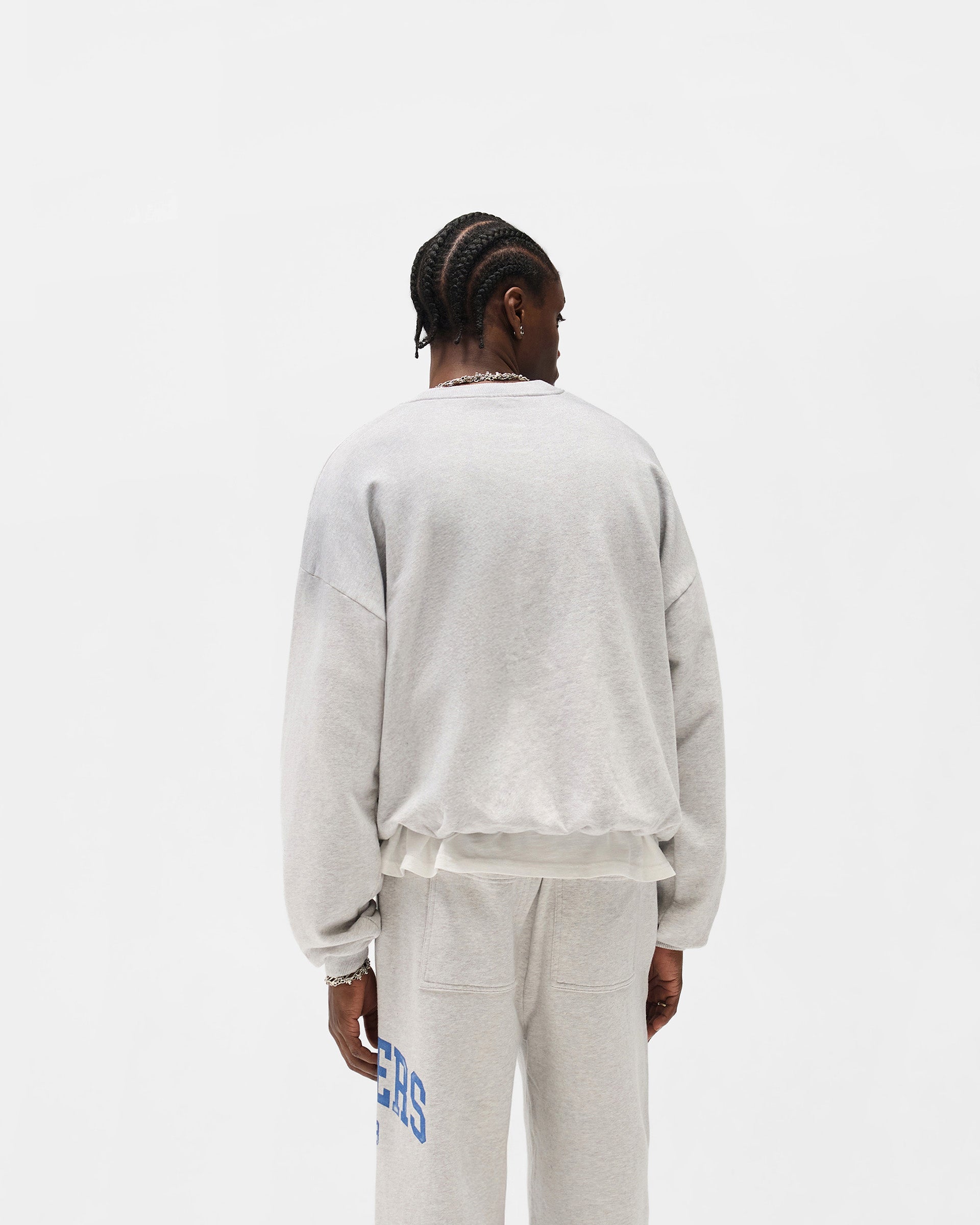 Represent Owners Club Sweater - Sprayed Ice Grey Marl