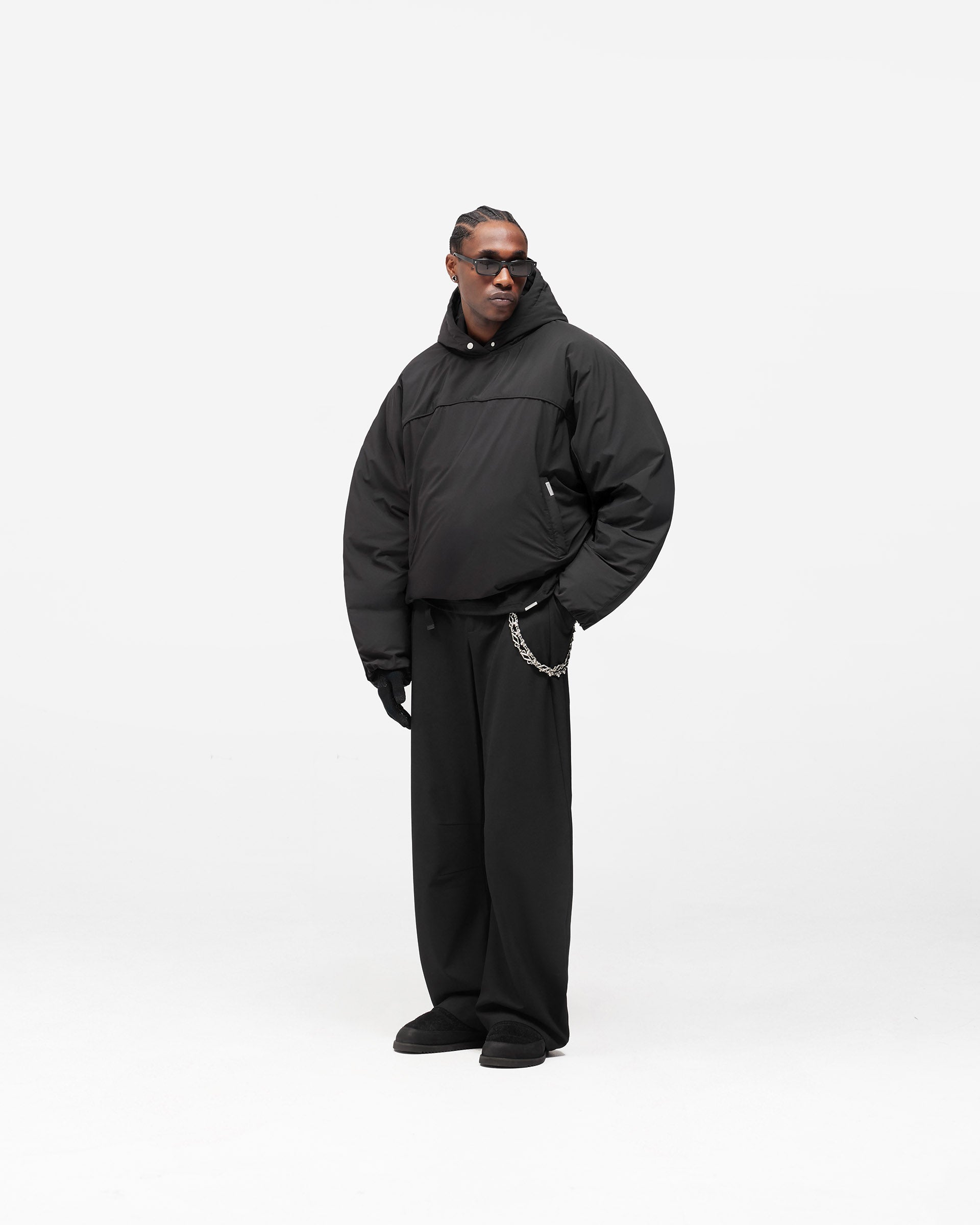 Arch Pullover Puffer - Jet Black