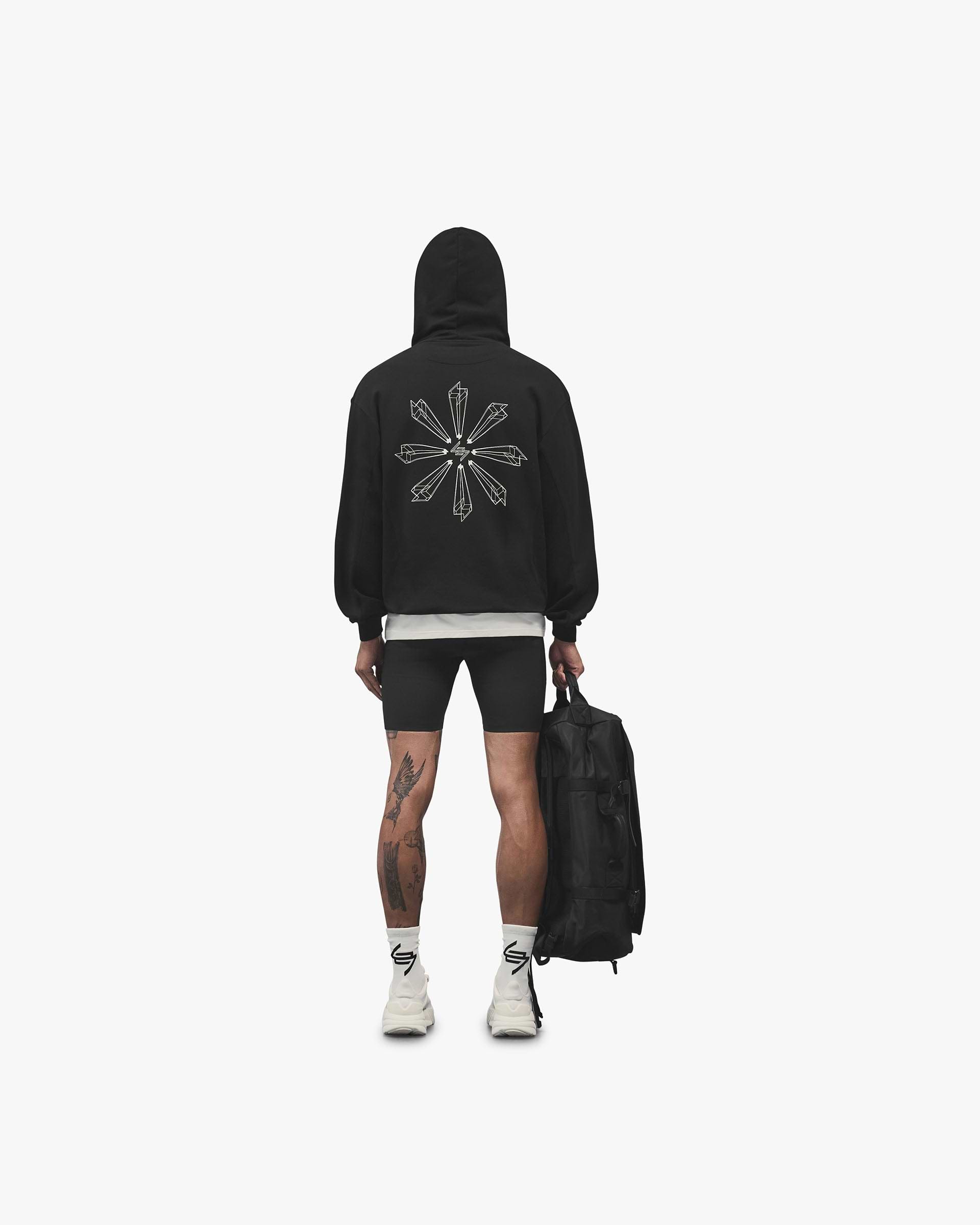 247 Uprising Oversized Hoodie - Black