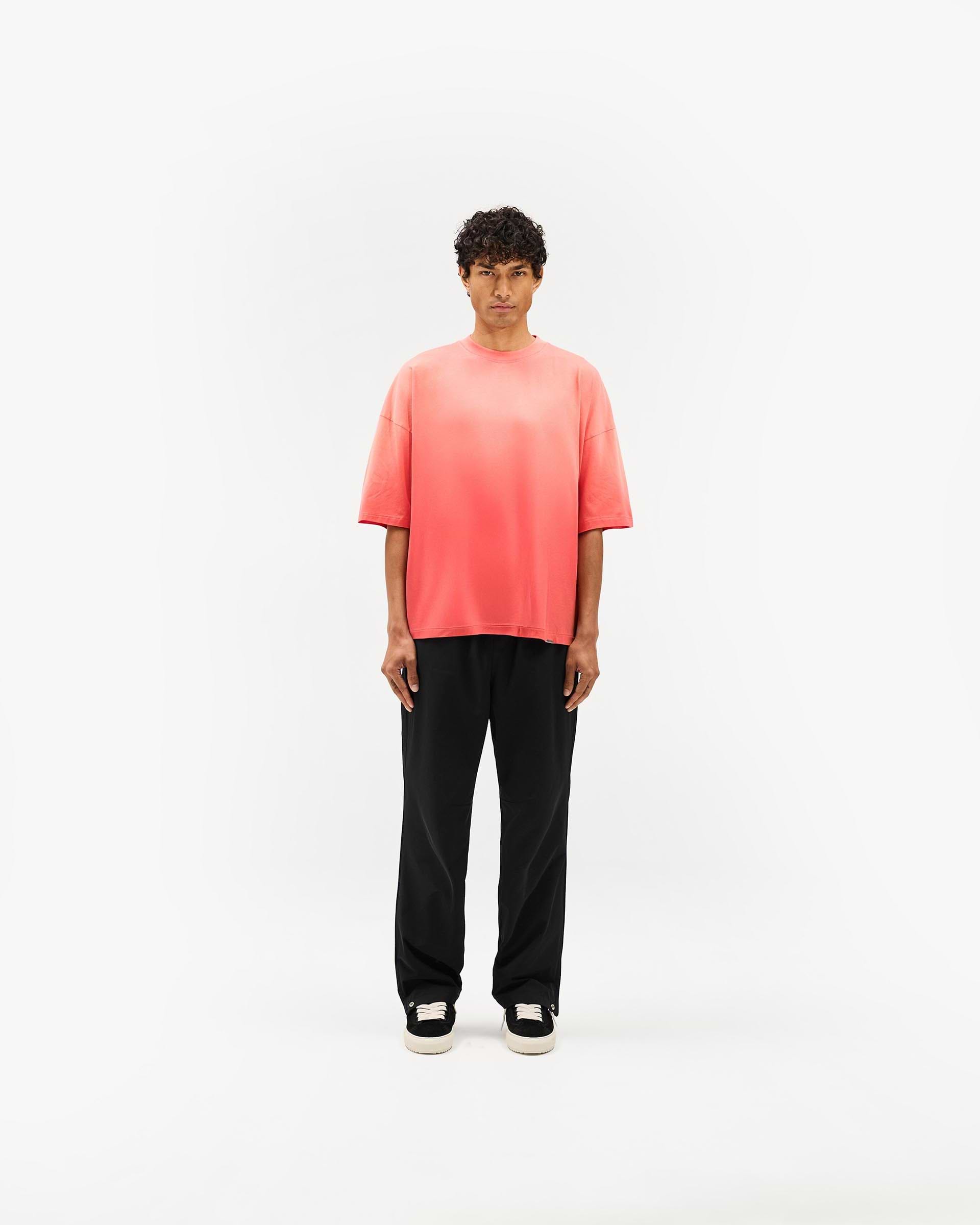Initial Boxy T-Shirt - Vintage Rot