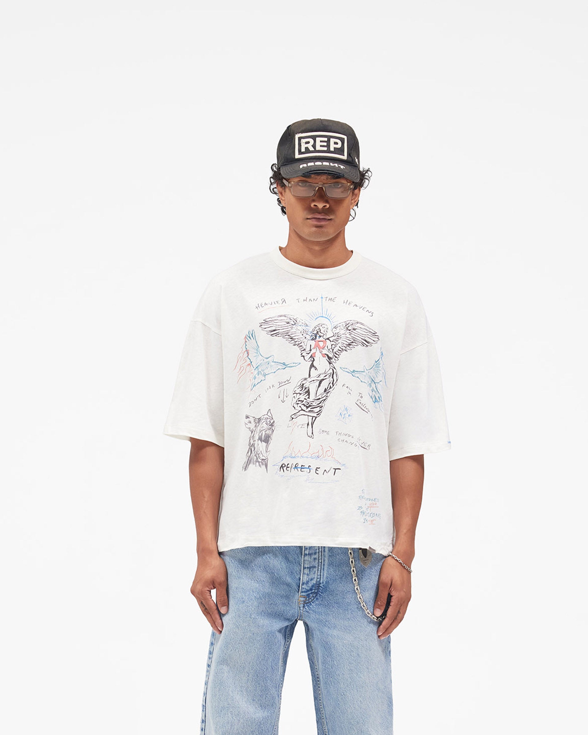 Heavier Than The Heavens T-Shirt - Antique White