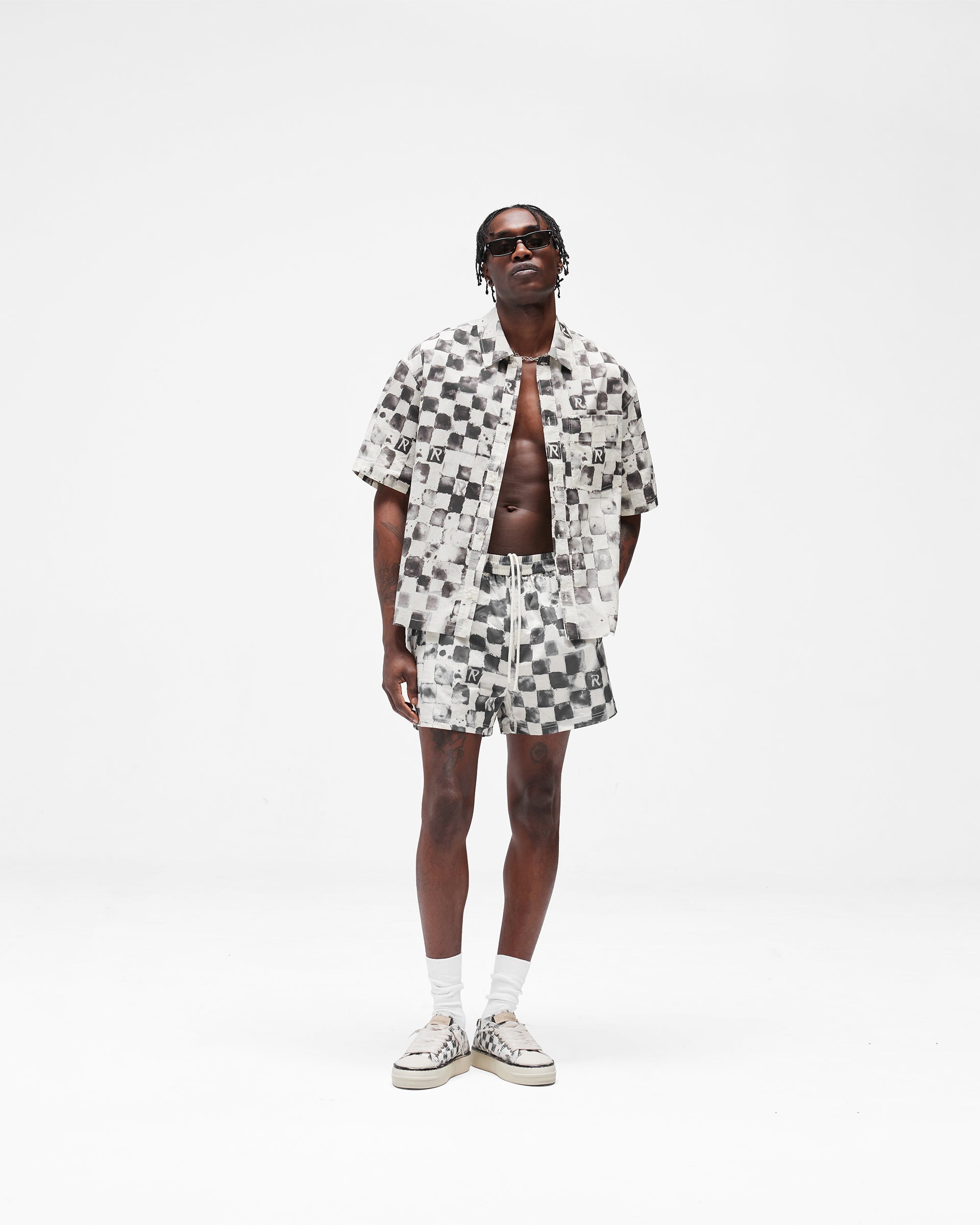 Pool Side Swim Short - Flat White
