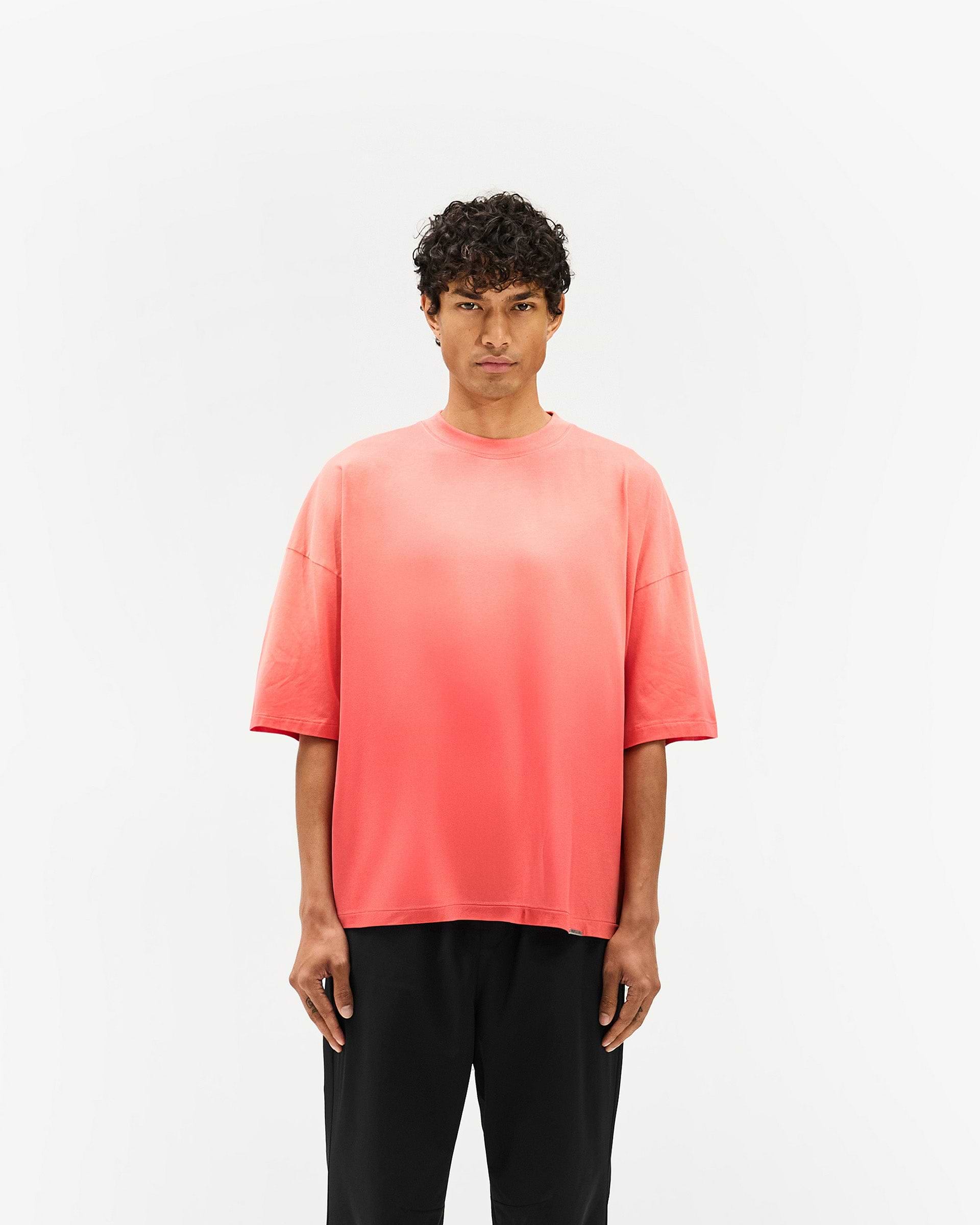 Initial Boxy T-Shirt - Vintage Rot