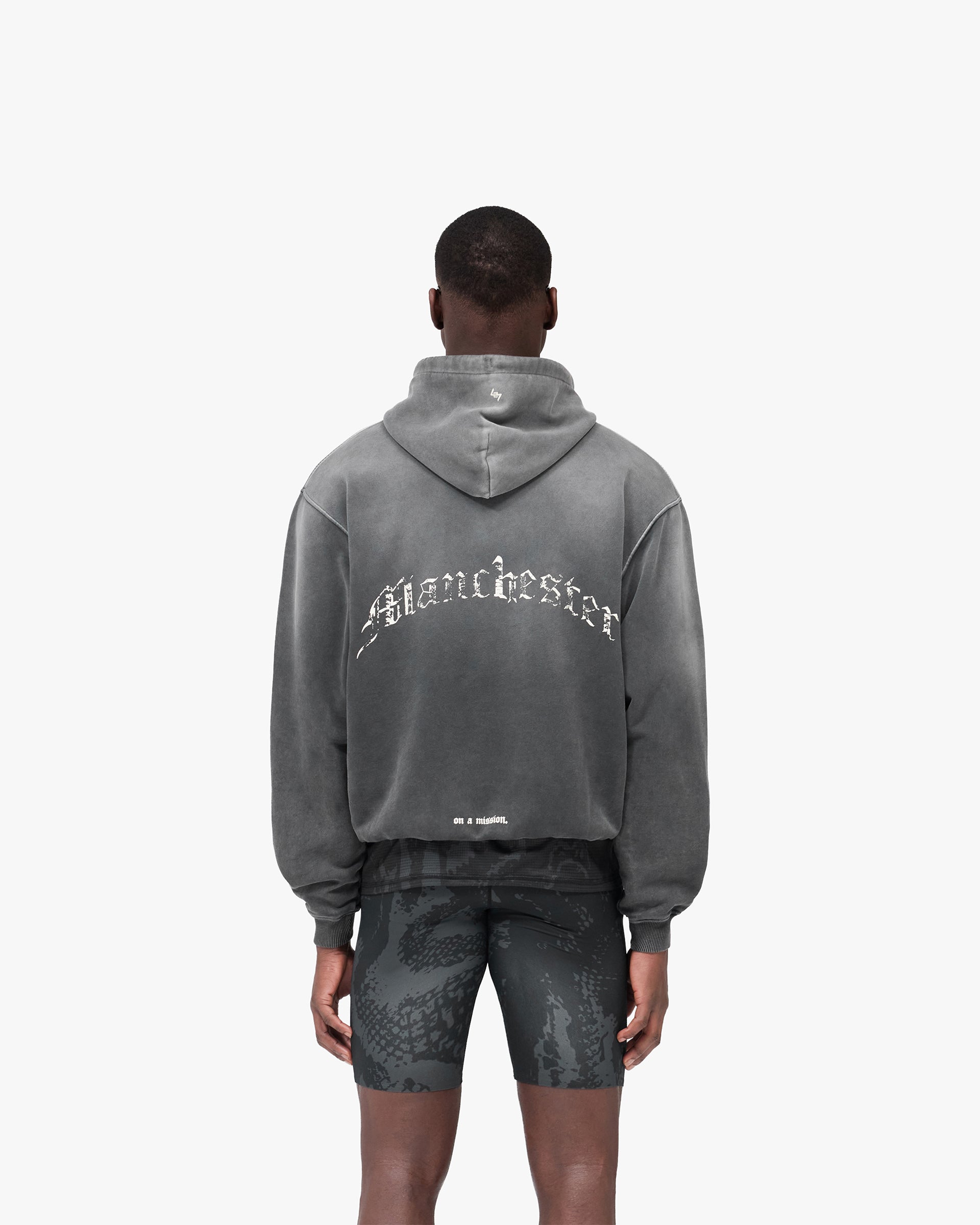 247 Manchester Hoodie - Aged Black