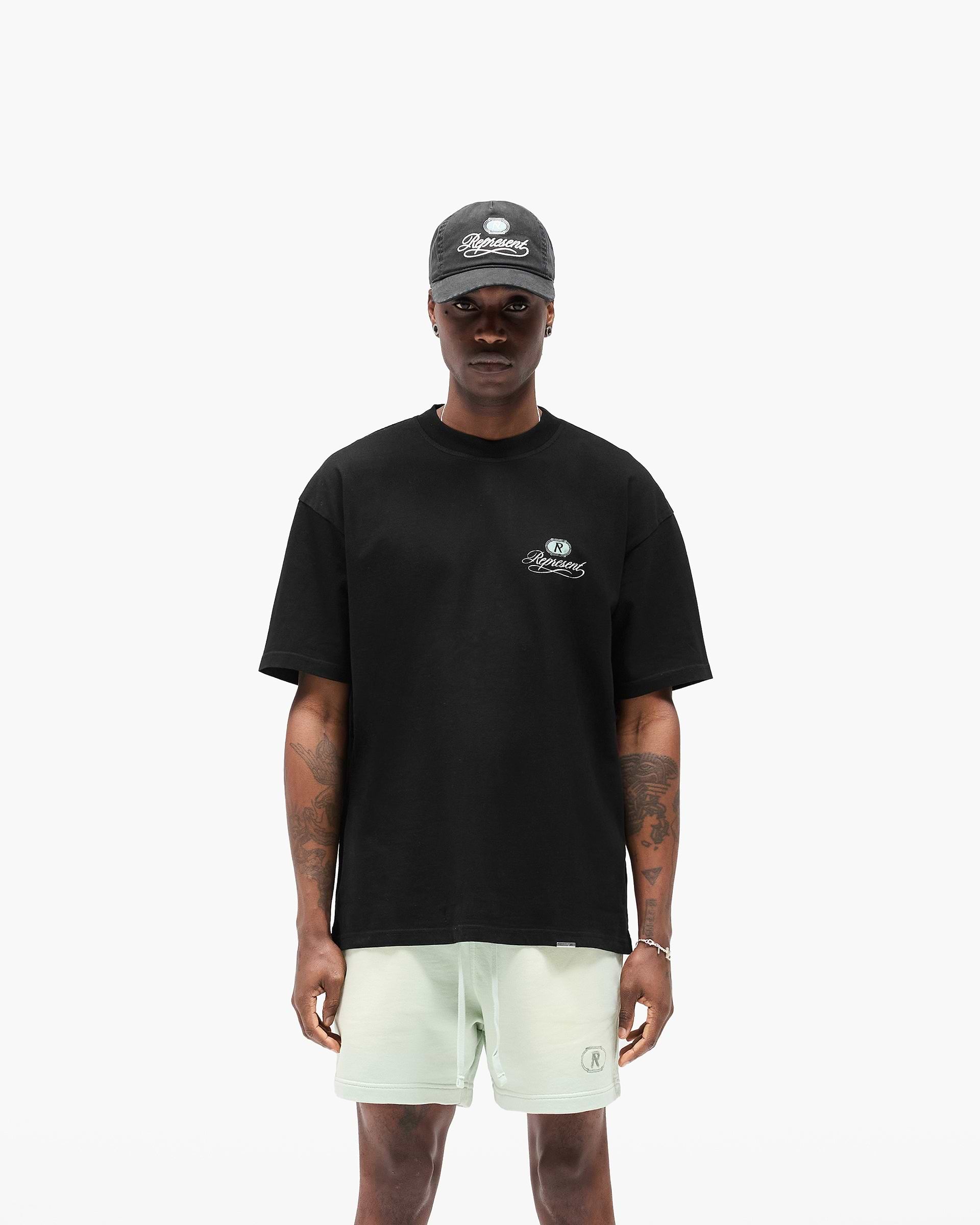 Grand Vintage Hand Drawn T-Shirt - Tiefschwarz