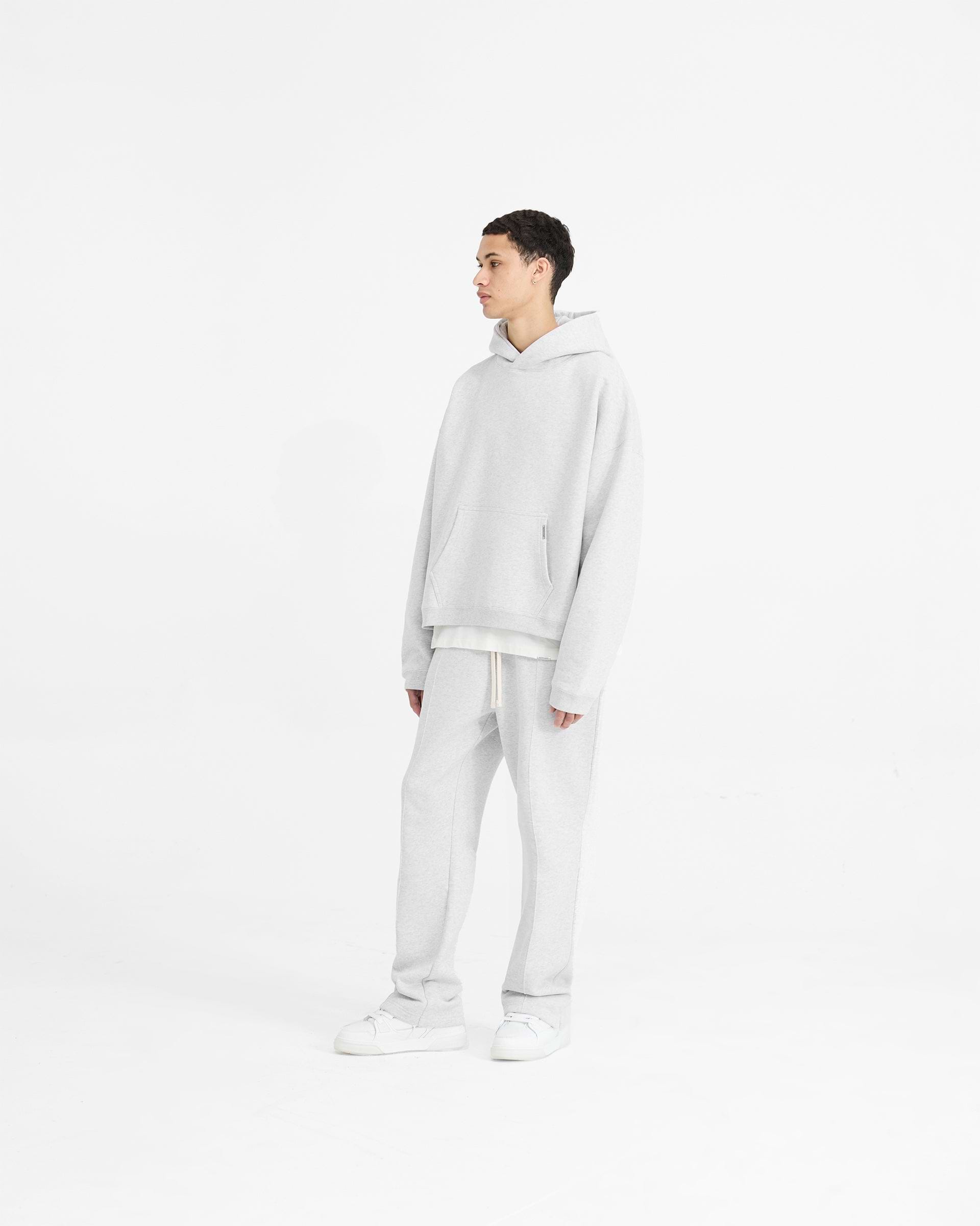 Initial Boxy Hoodie - Gris Hielo