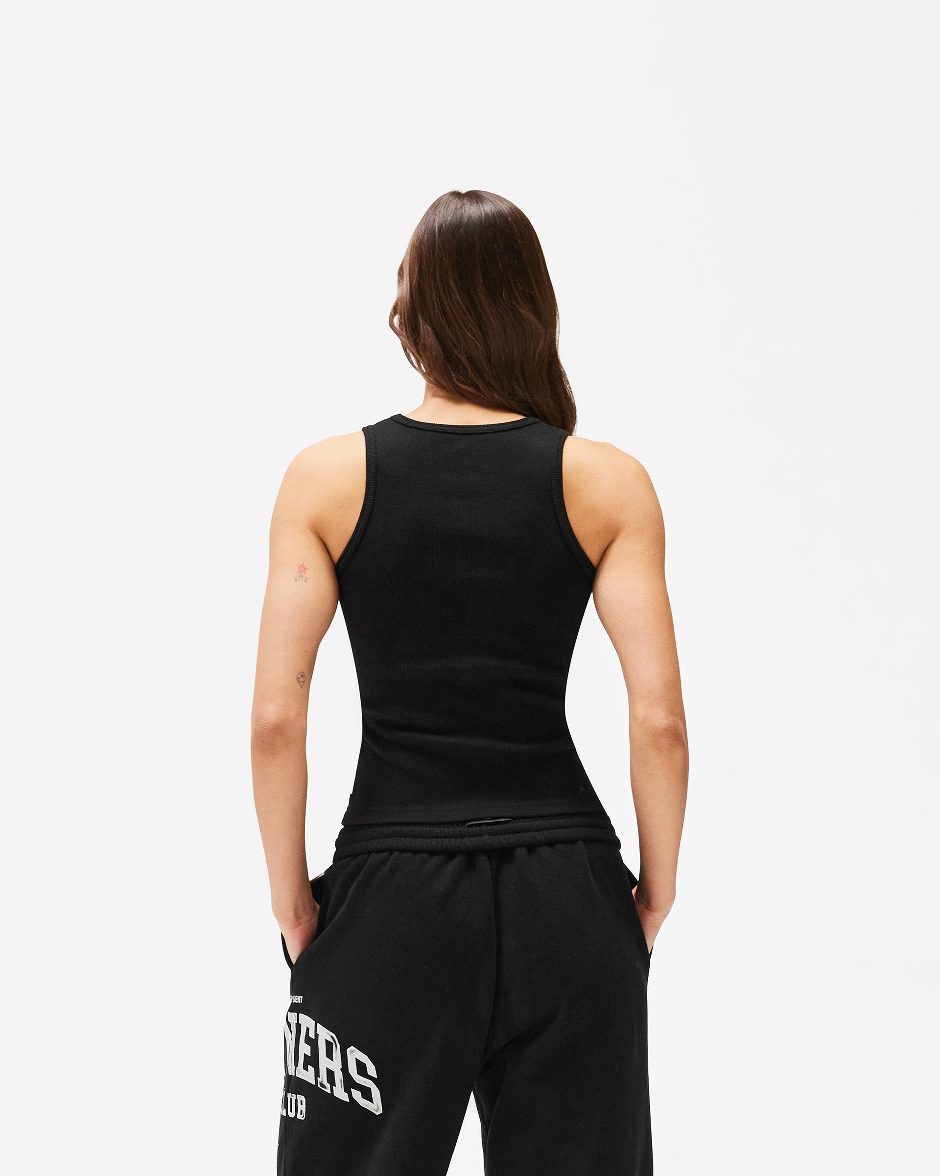 Represent Owners Club Rib Vest - Jet Black