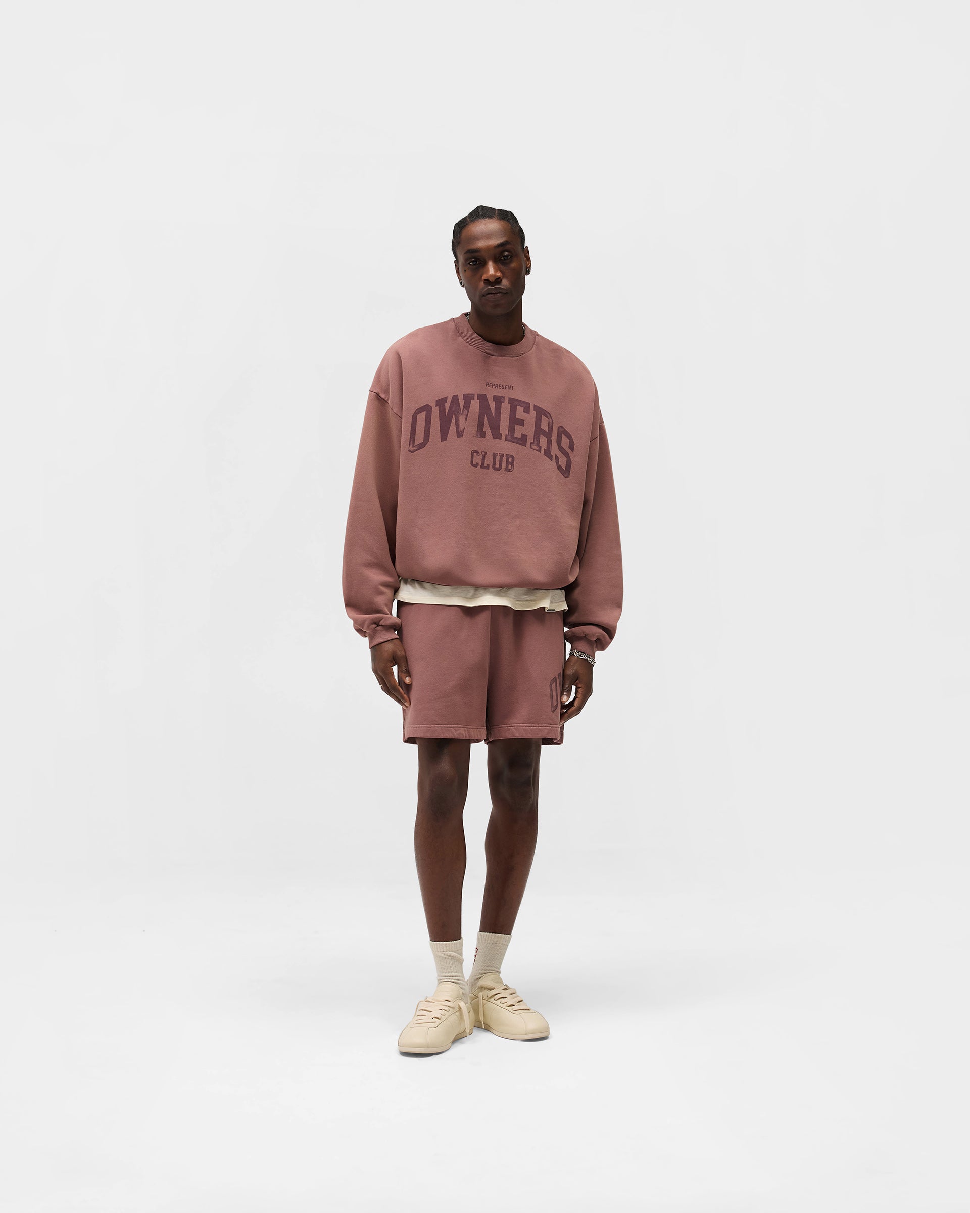 Represent Owners Club Sweater - Smoked Rose