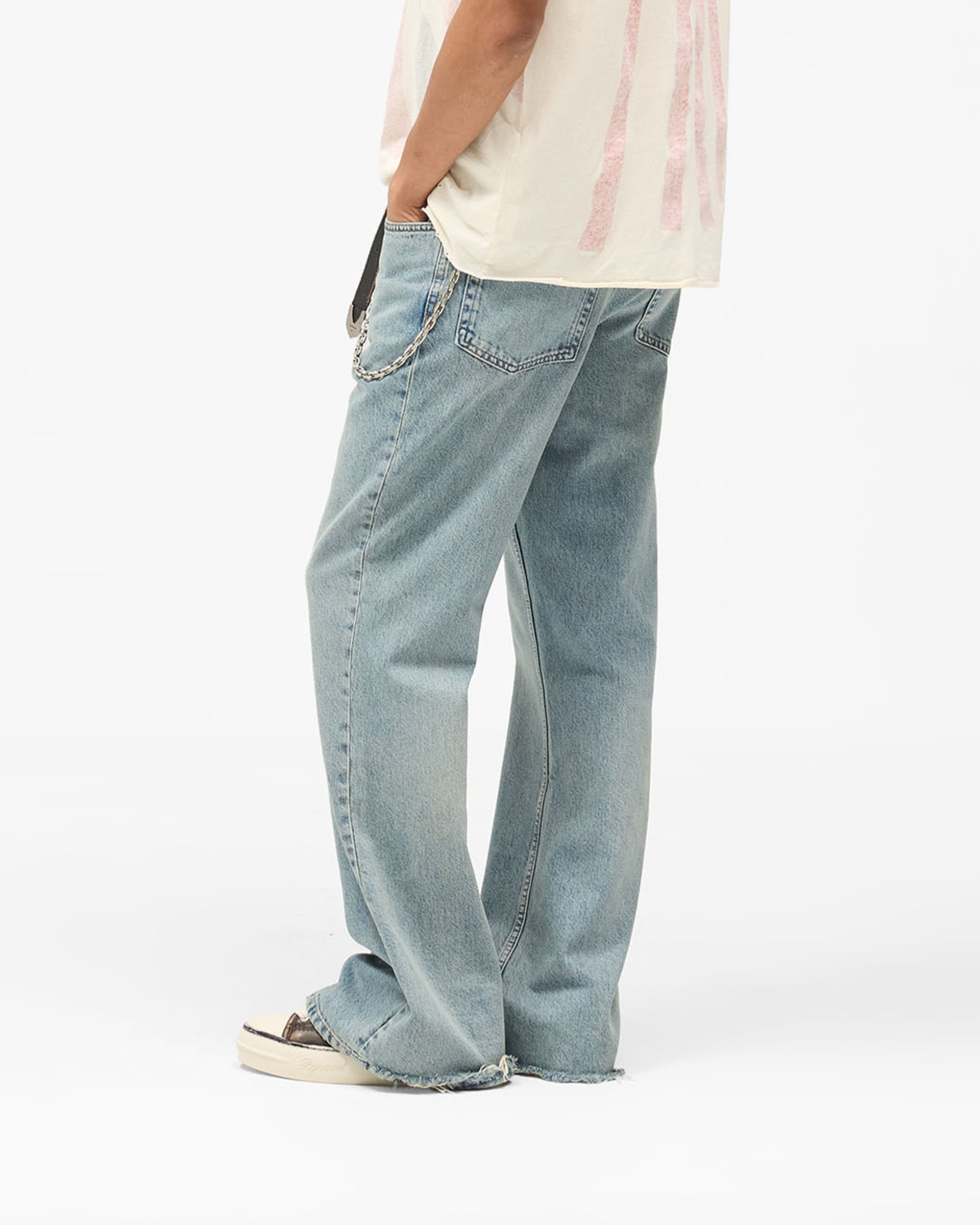 R6 Flare Denim - Astro Blue