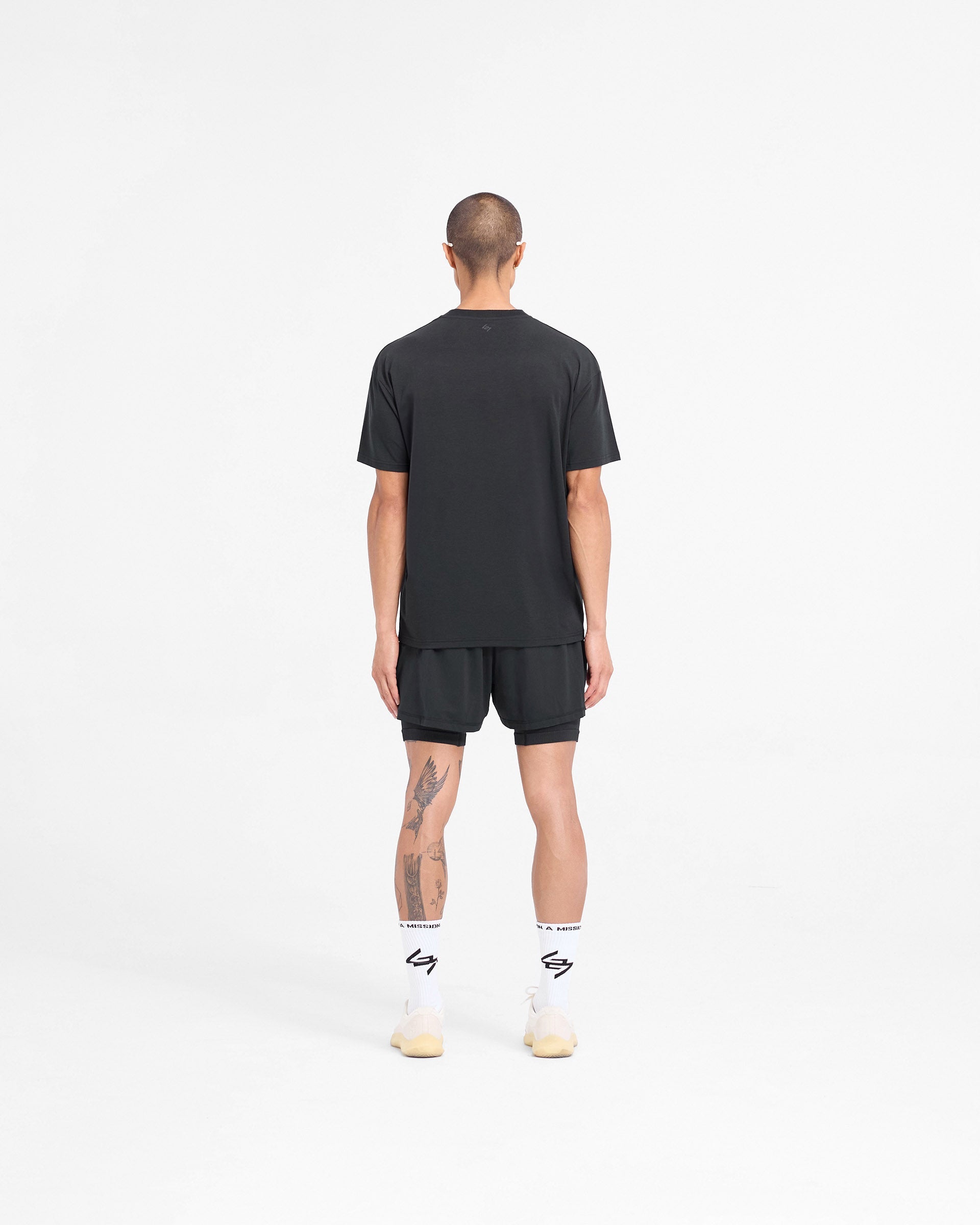 247 DNA Oversized T-Shirt - Jet Black