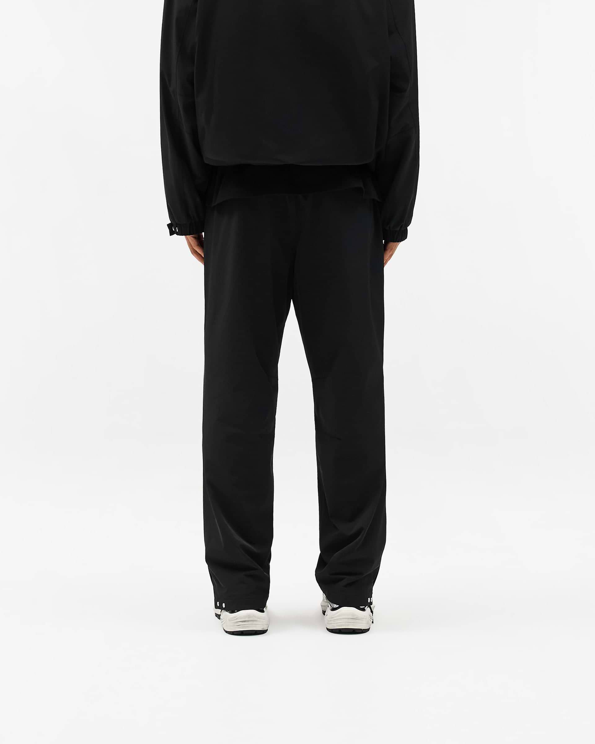Initial Nylon Track Pant - Black