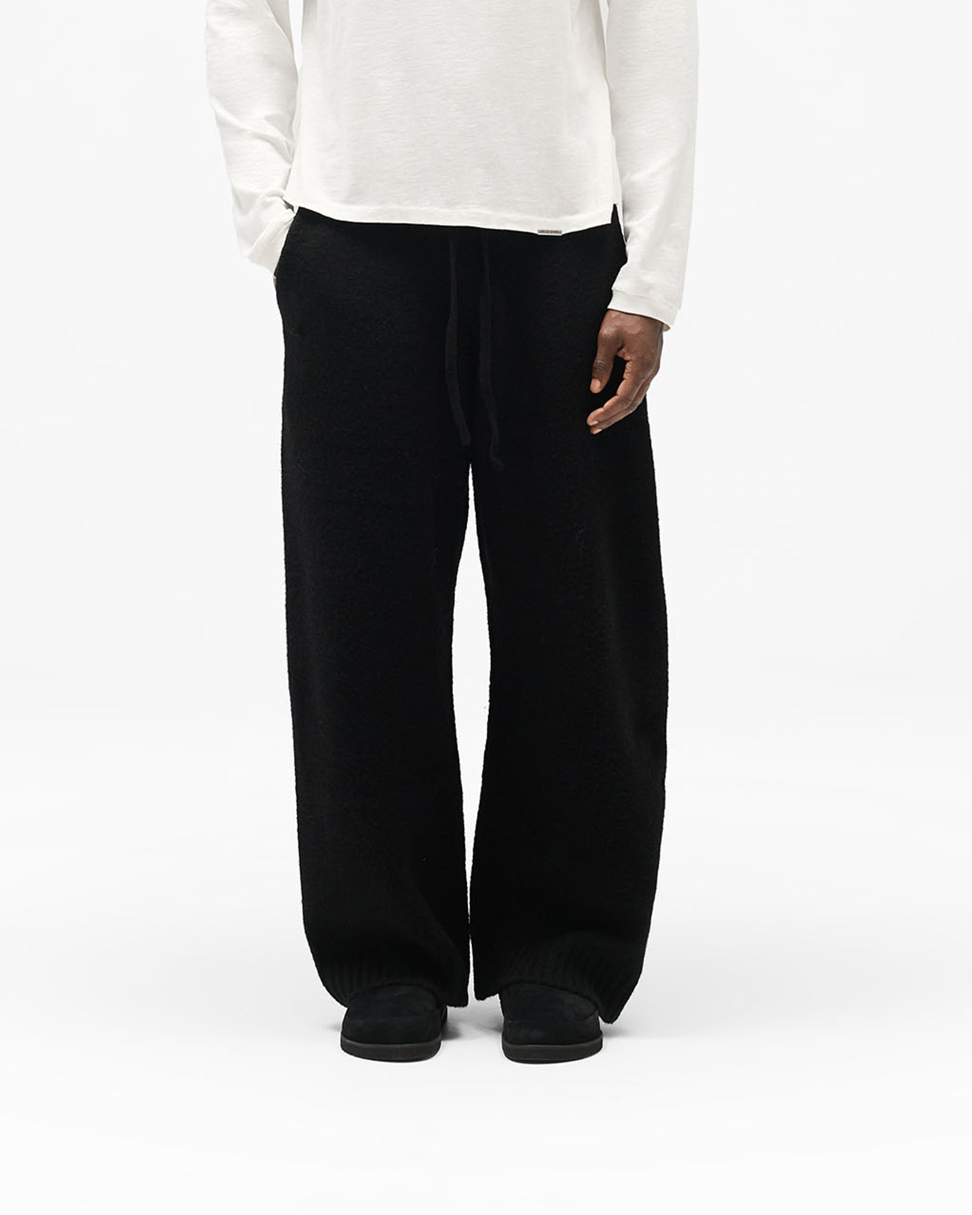 Ramone Knit Sweatpant - Jet Black
