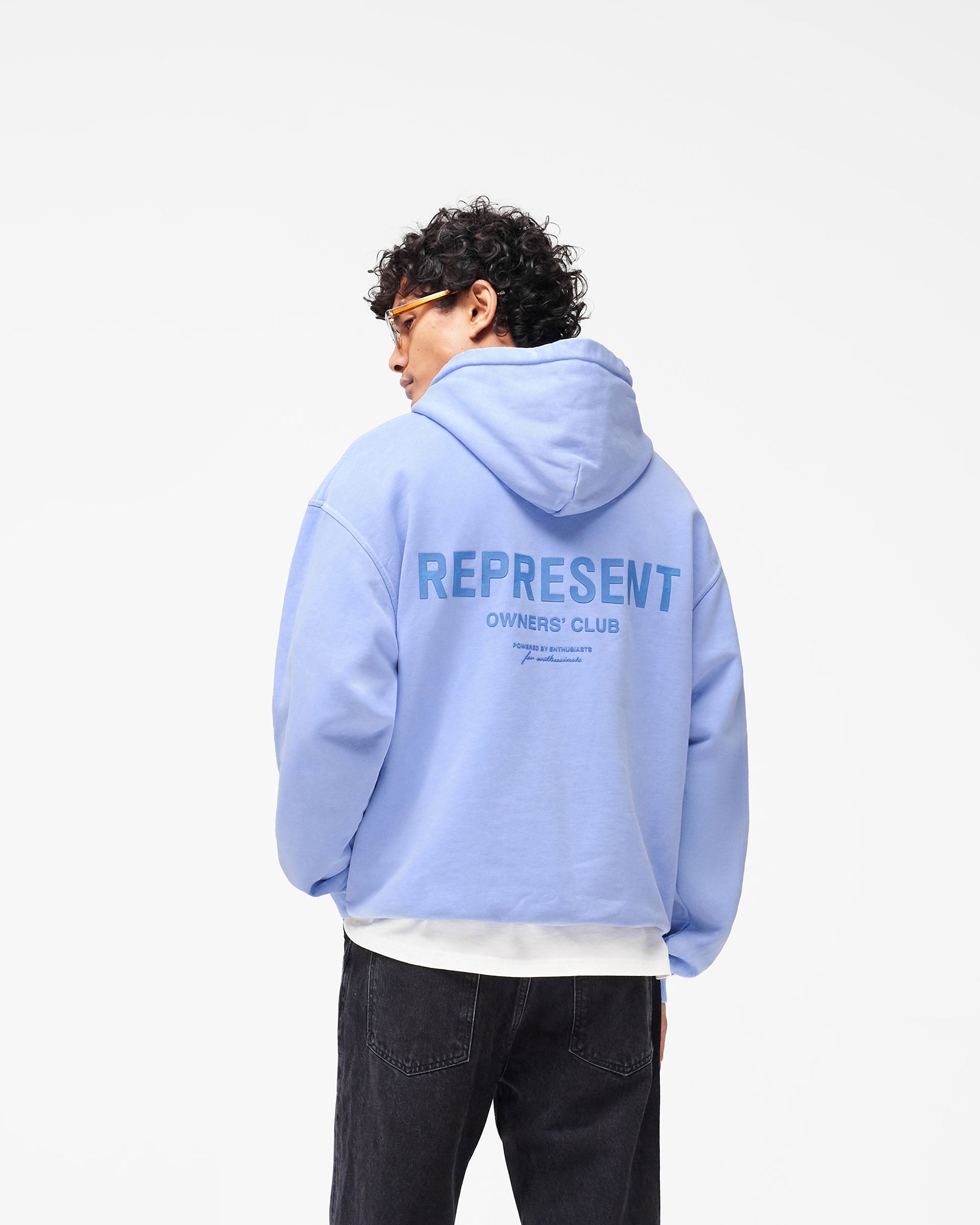 Sweat à capuche Represent Owners Club - Bleu Vista