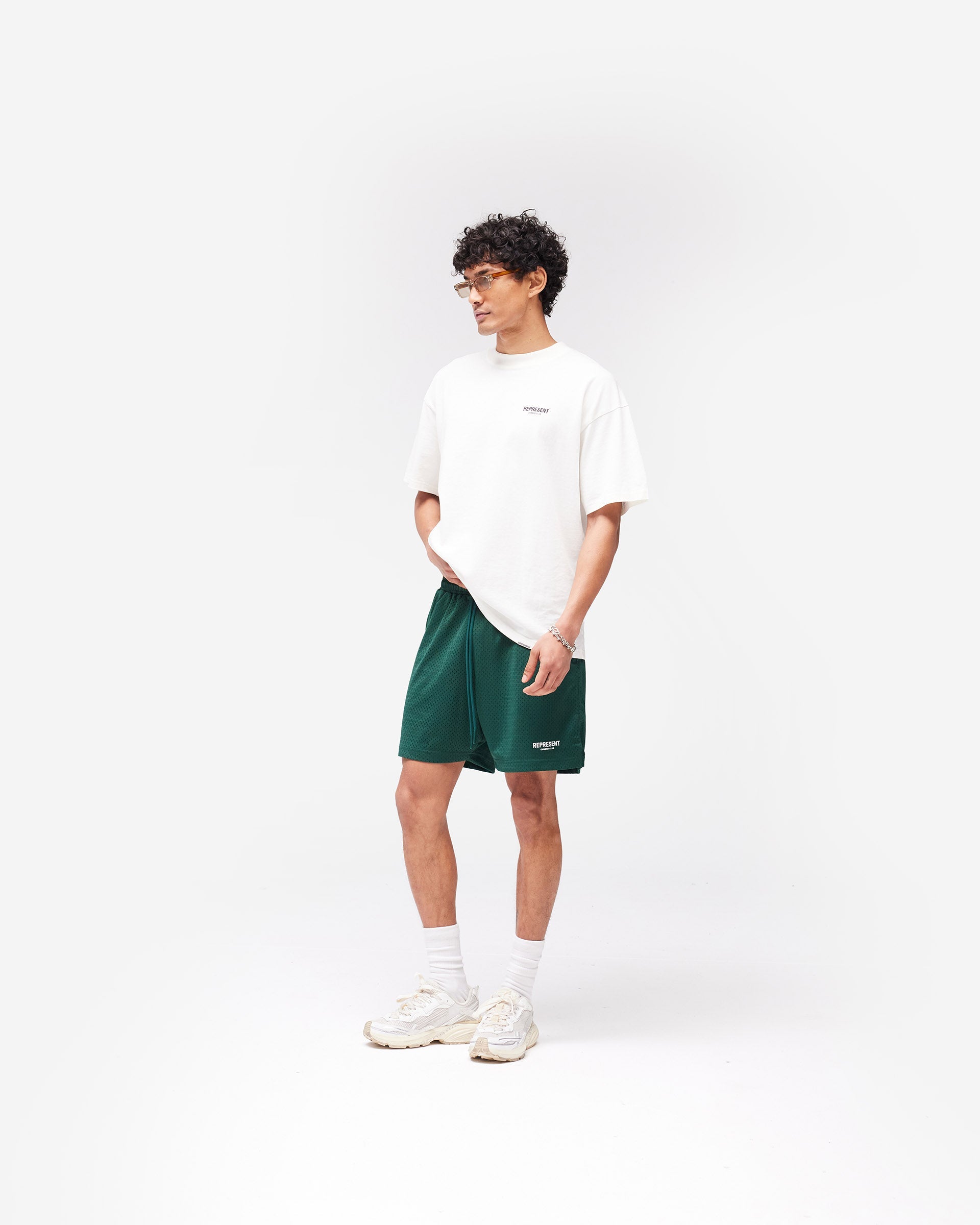 Represent Owners Club Mesh Shorts - Renngrün