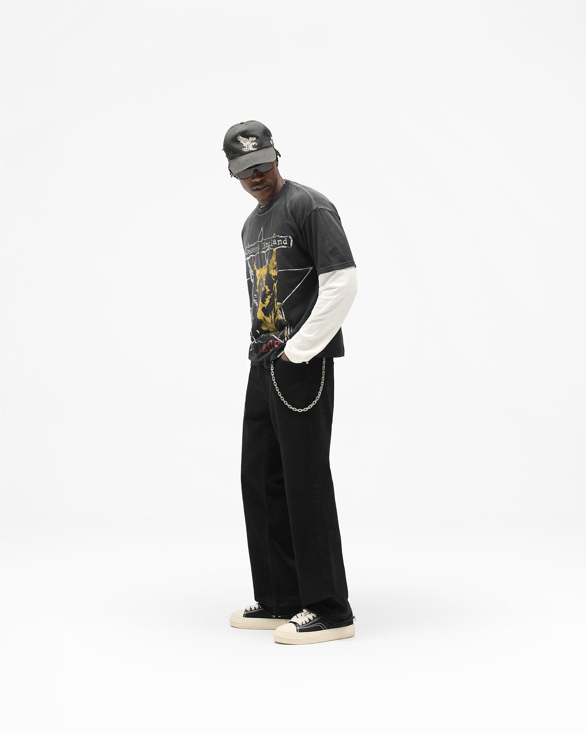 Riot T-Shirt - Washed Black