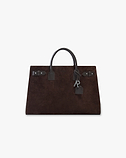 Suede Leather Tote Bag