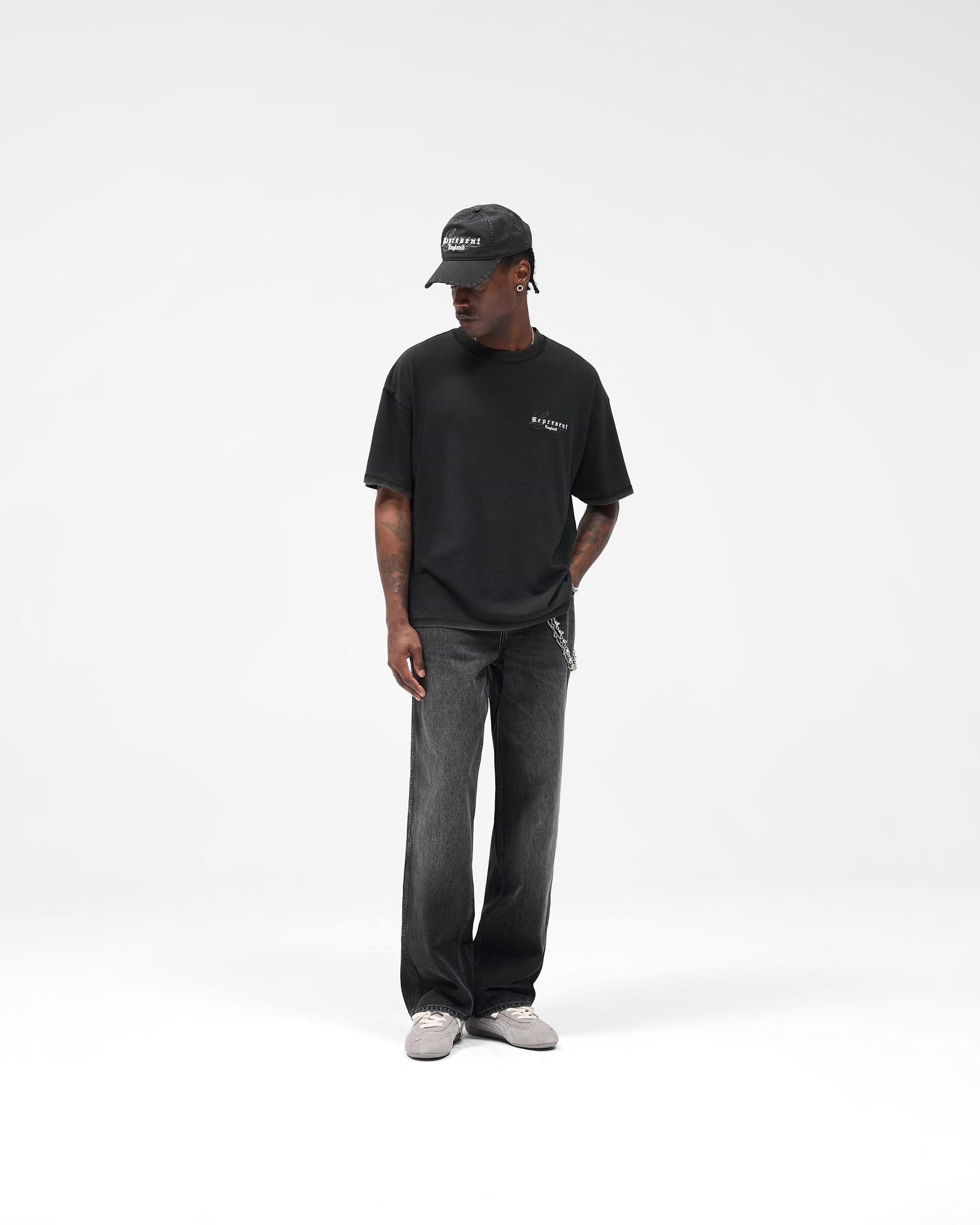 R3 Baggy Denim - Aged Black