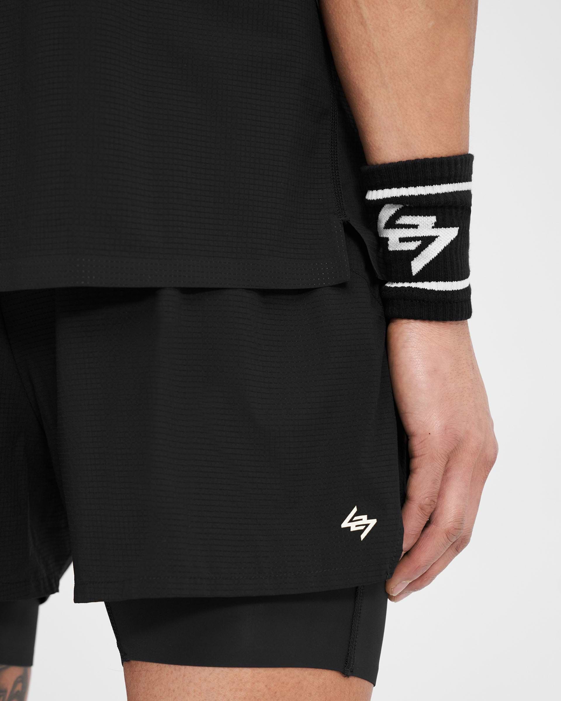 247 Logo Wrist Bands - Schwarz