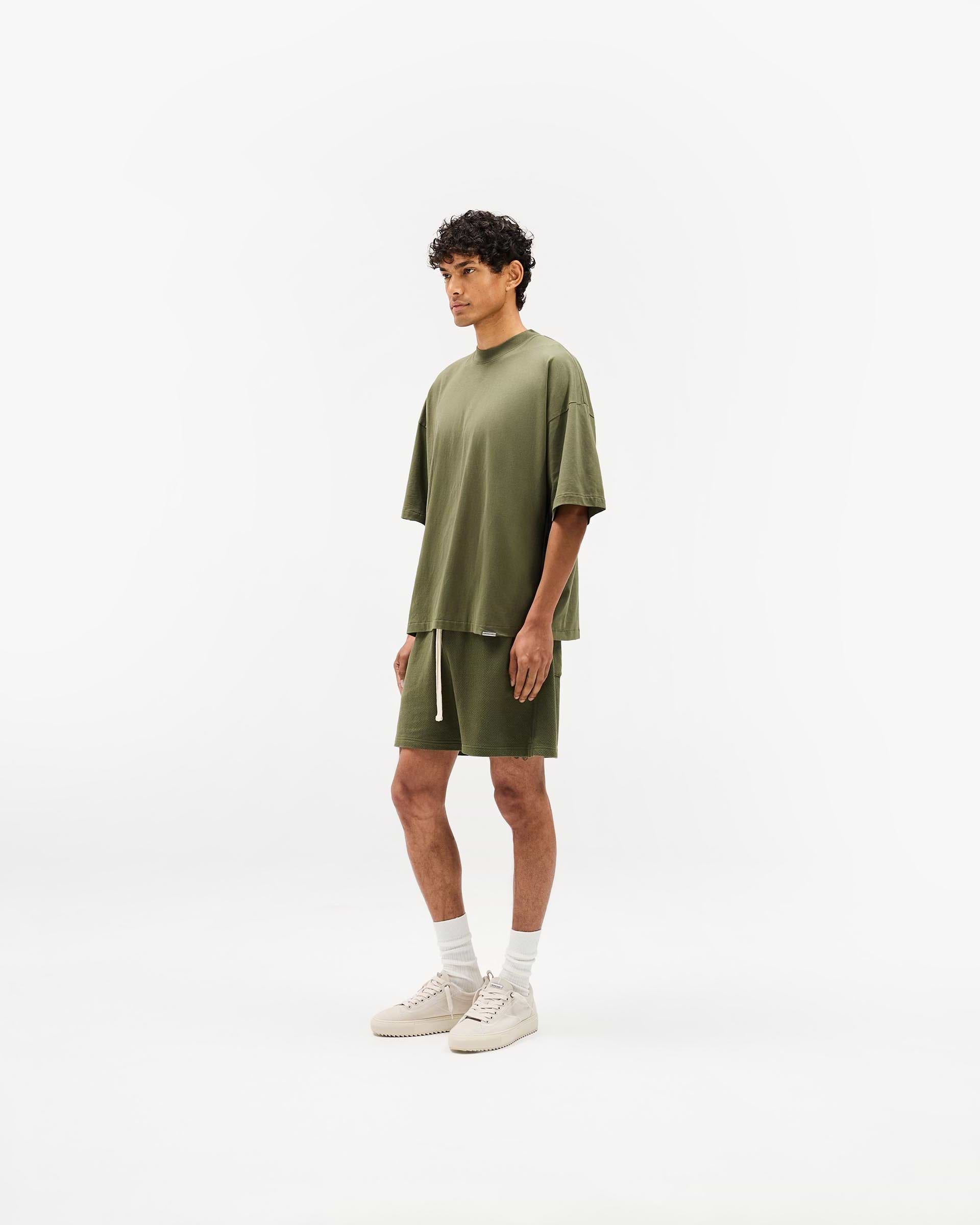 Initial Boxy T-Shirt - Grün