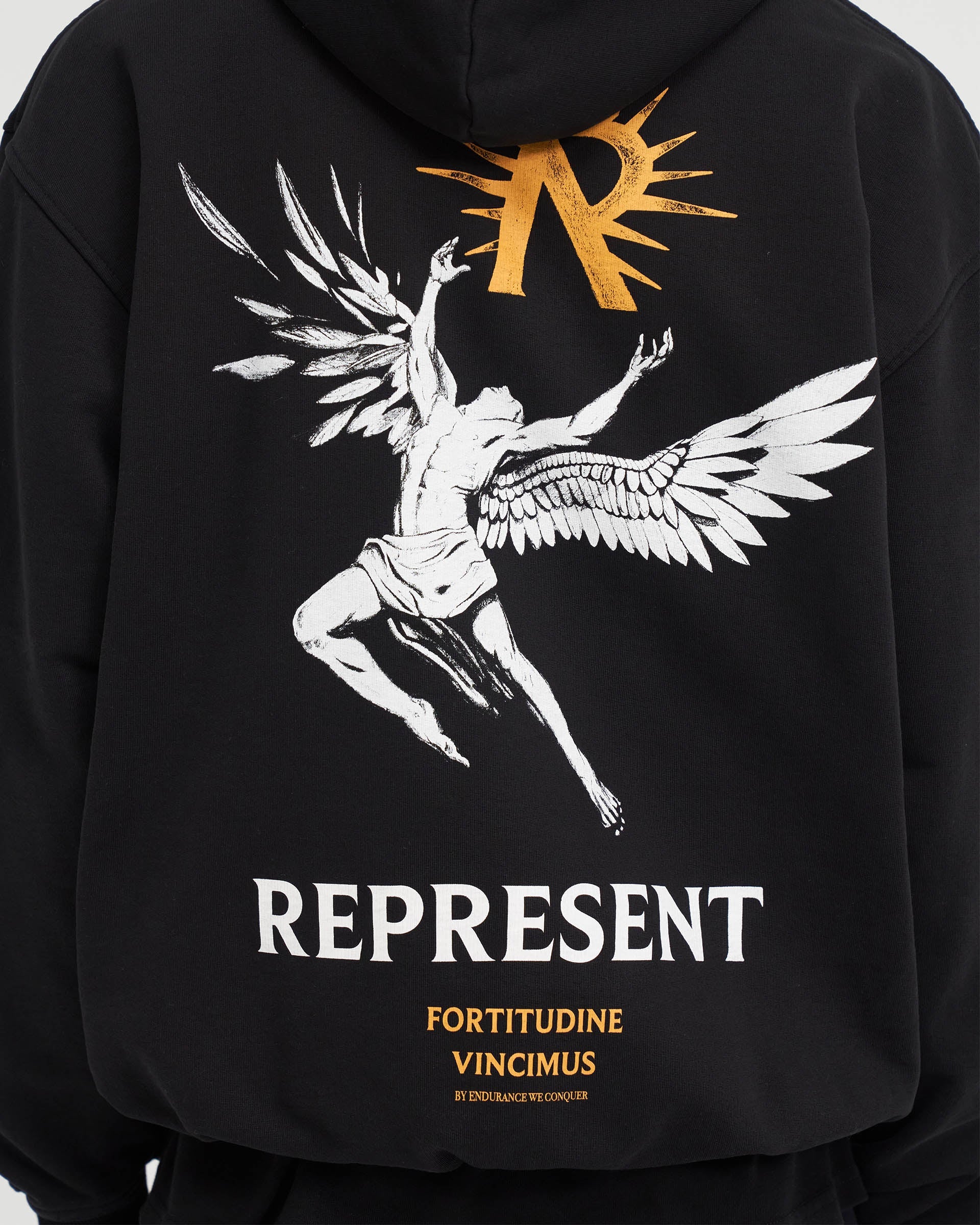 Sweat à capuche Icare - Noir de jais