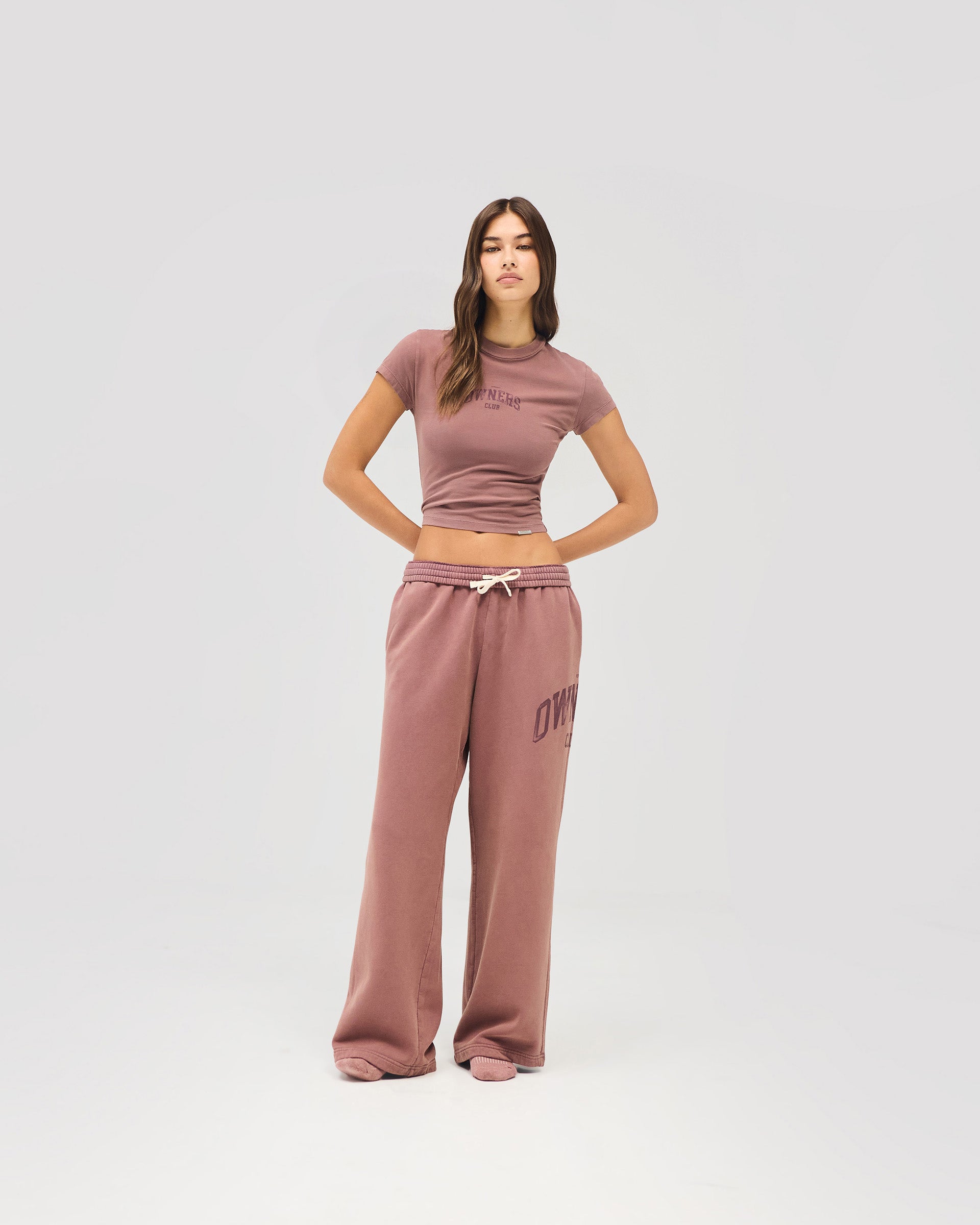 Represent Owners Club Baby Tee - Smoked Rose