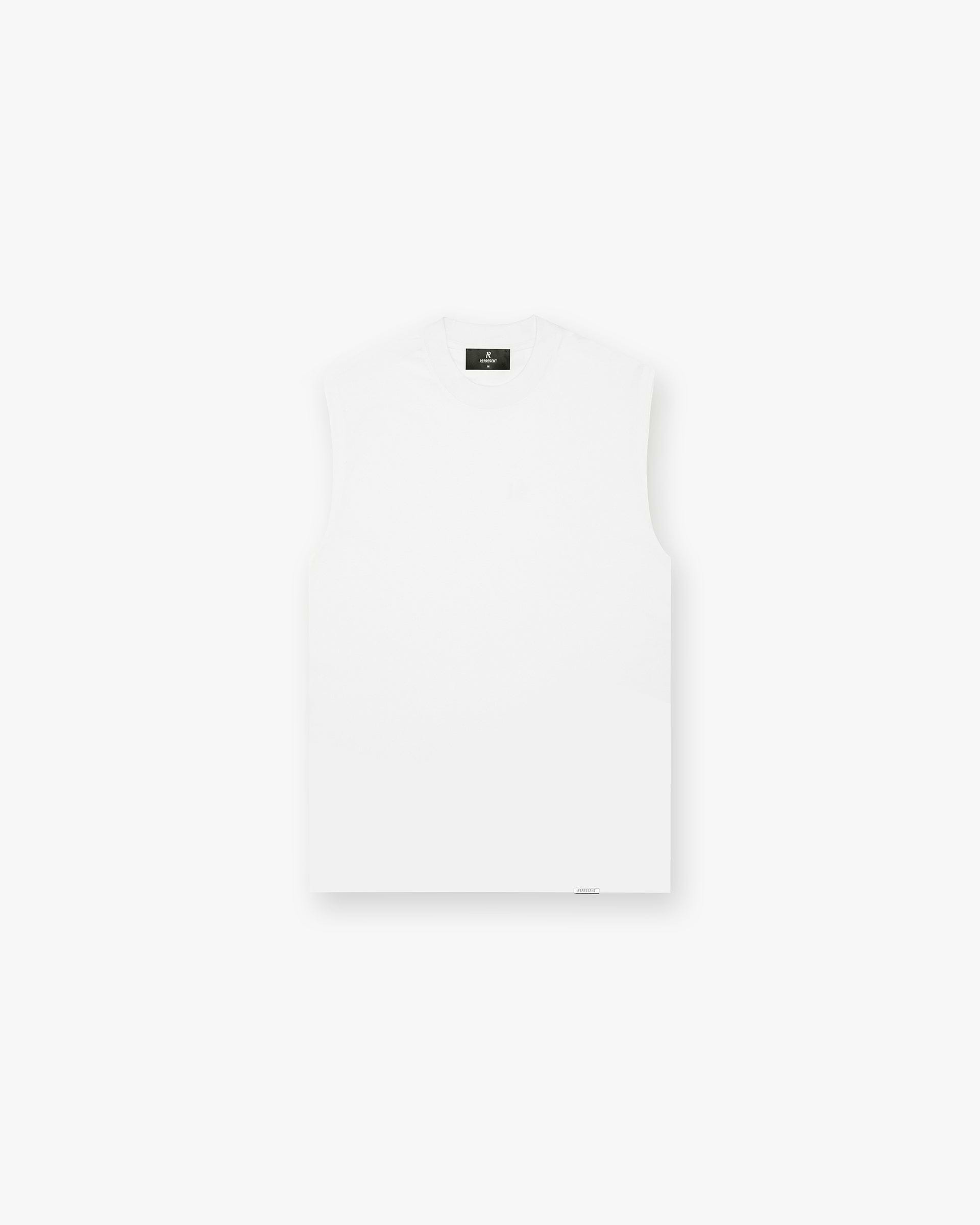 Initial Boxy Tank - Blanco Mate