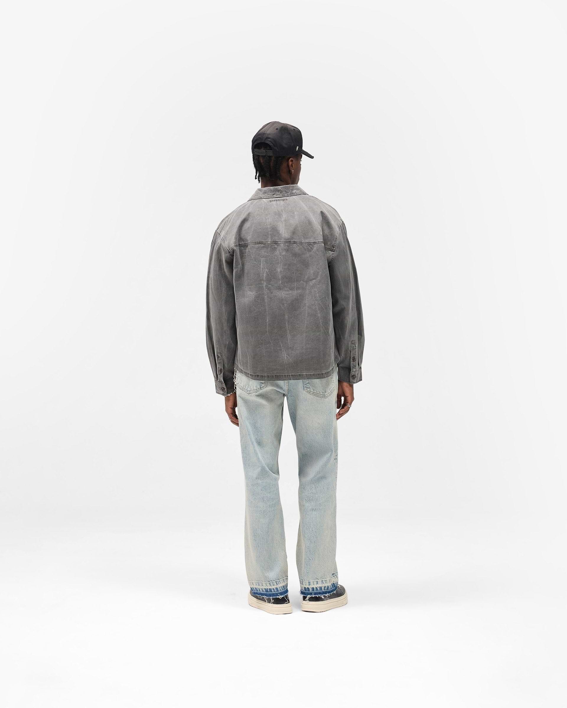 Washed Cotton Shirt - Jet Black
