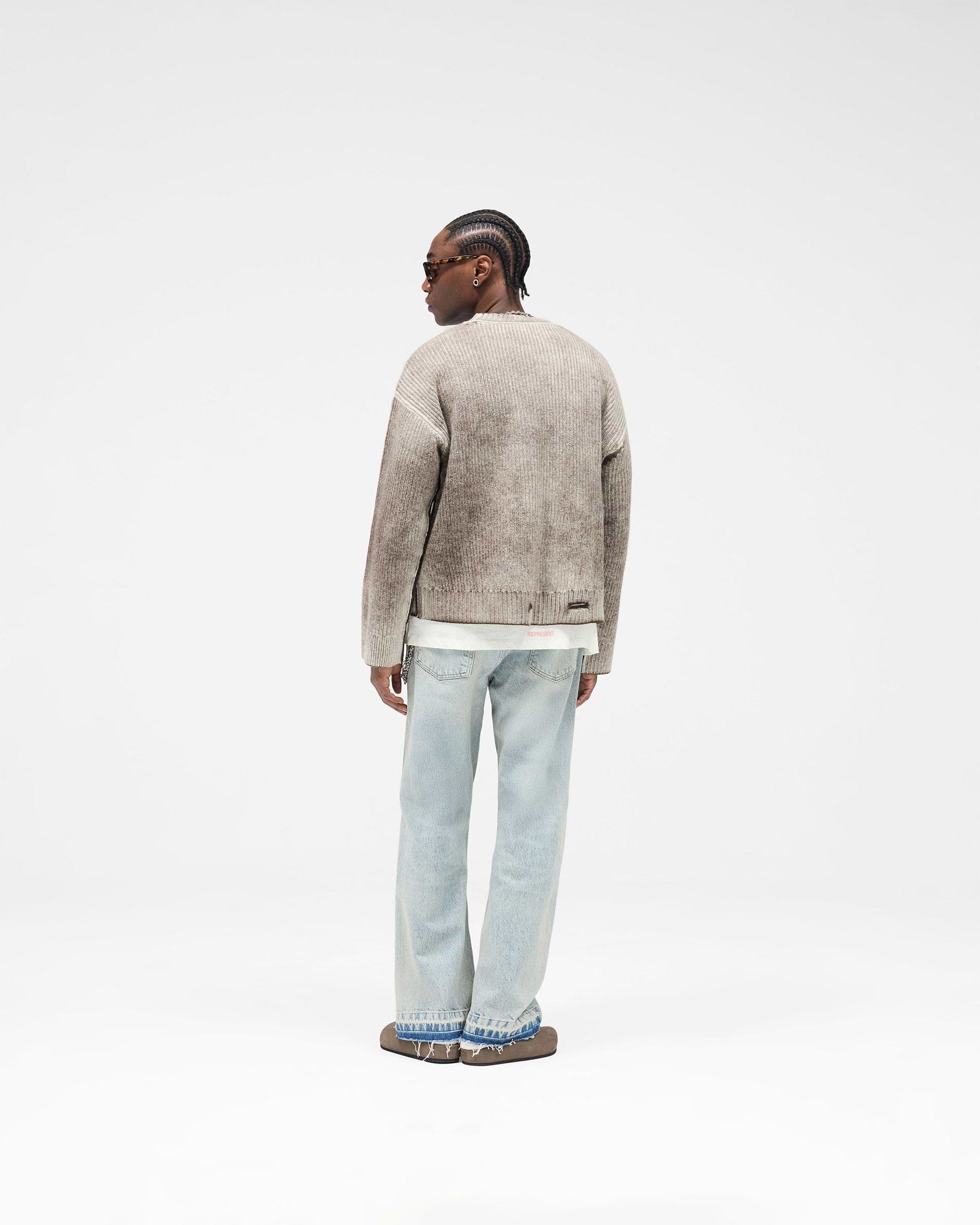 Reversible Fade Out Sweater - Nero