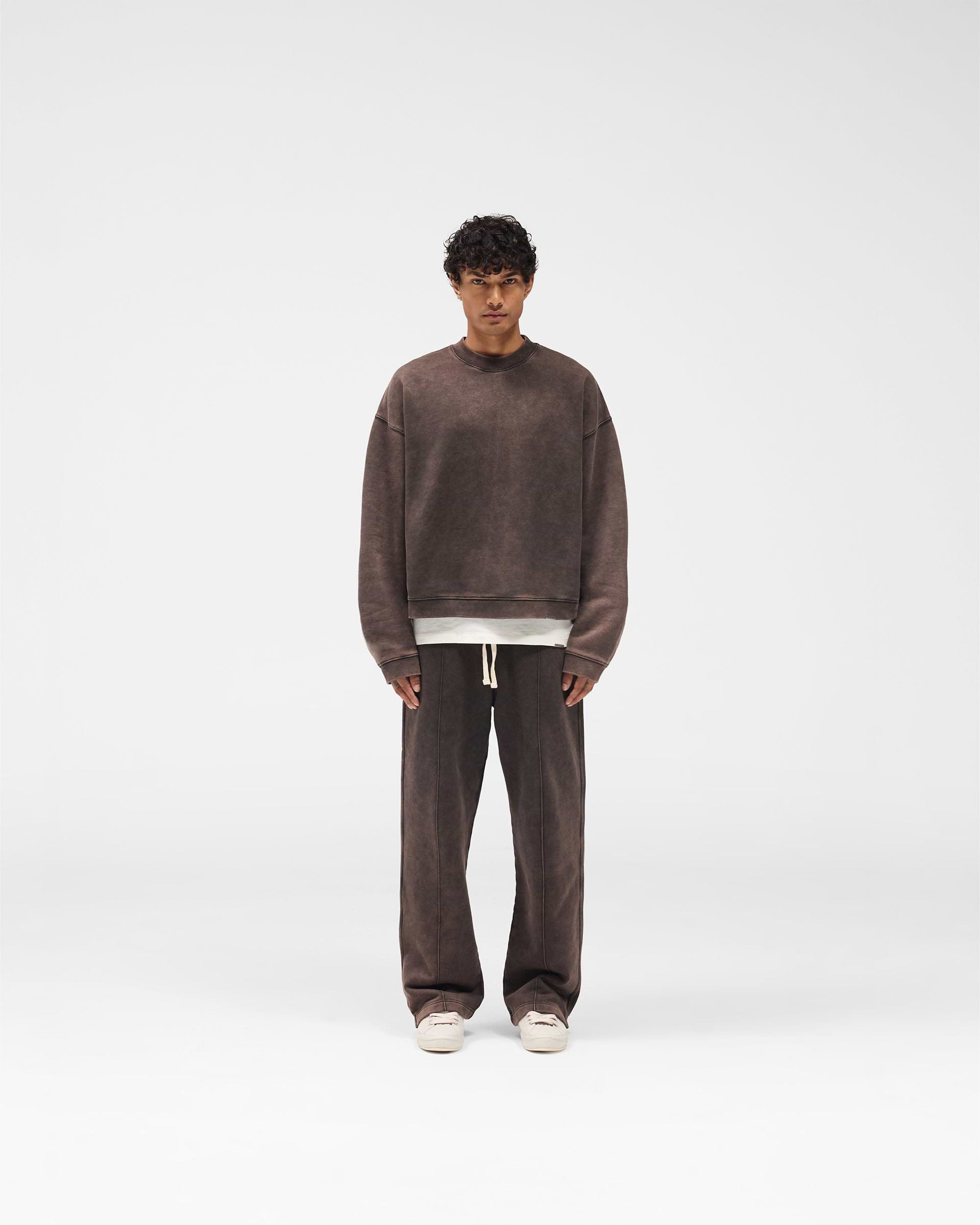 Initial Boxy Sweater - Coffee