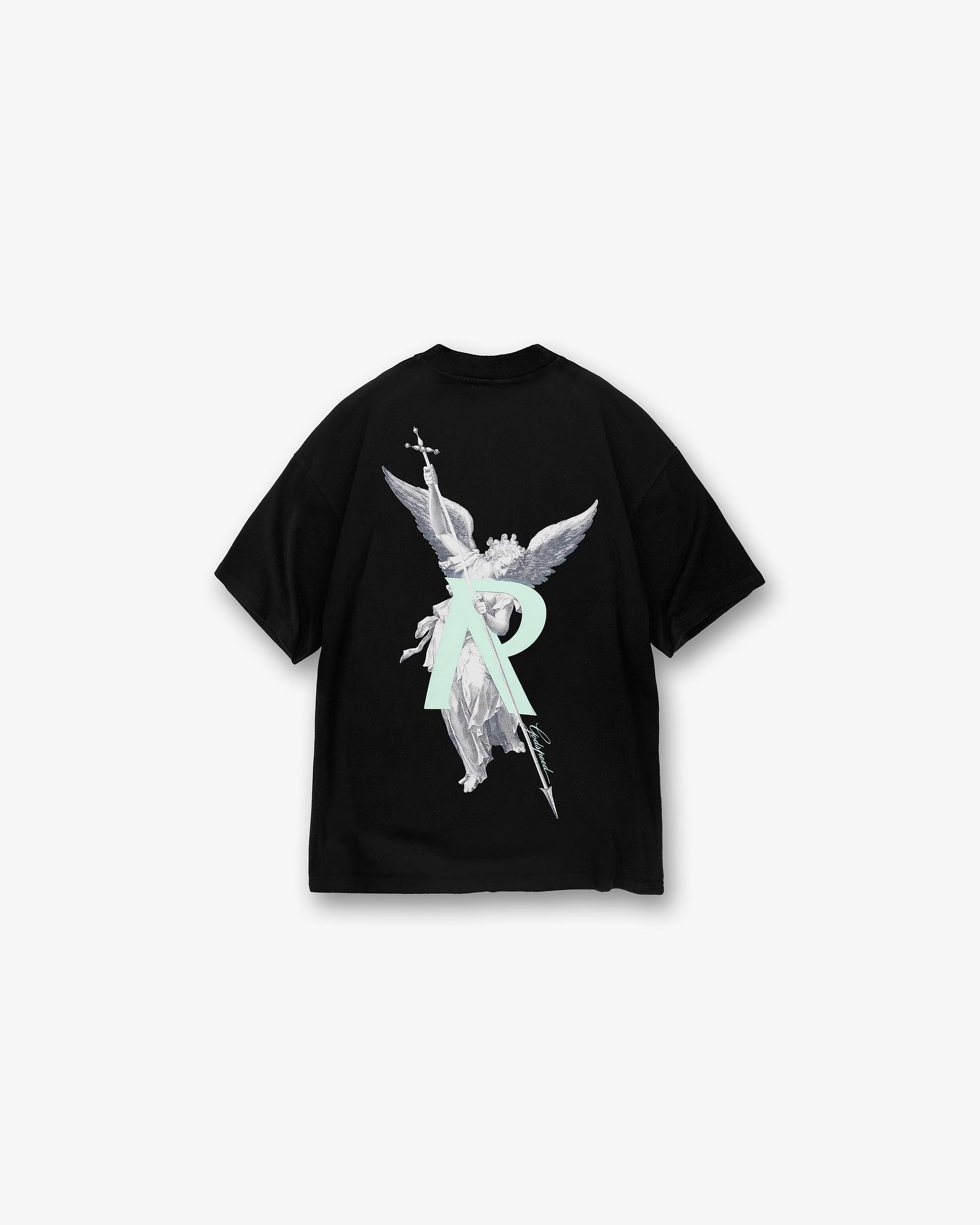 Archangel Initial T-Shirt - Tiefschwarz