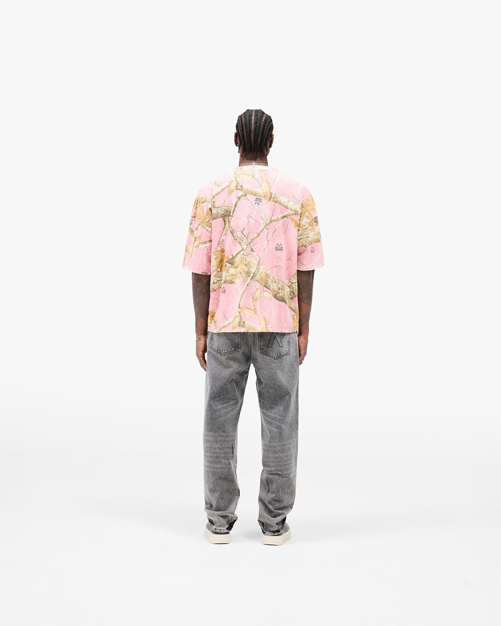 Realtree® T-Shirt - Gewaschene Rosa Tarnung