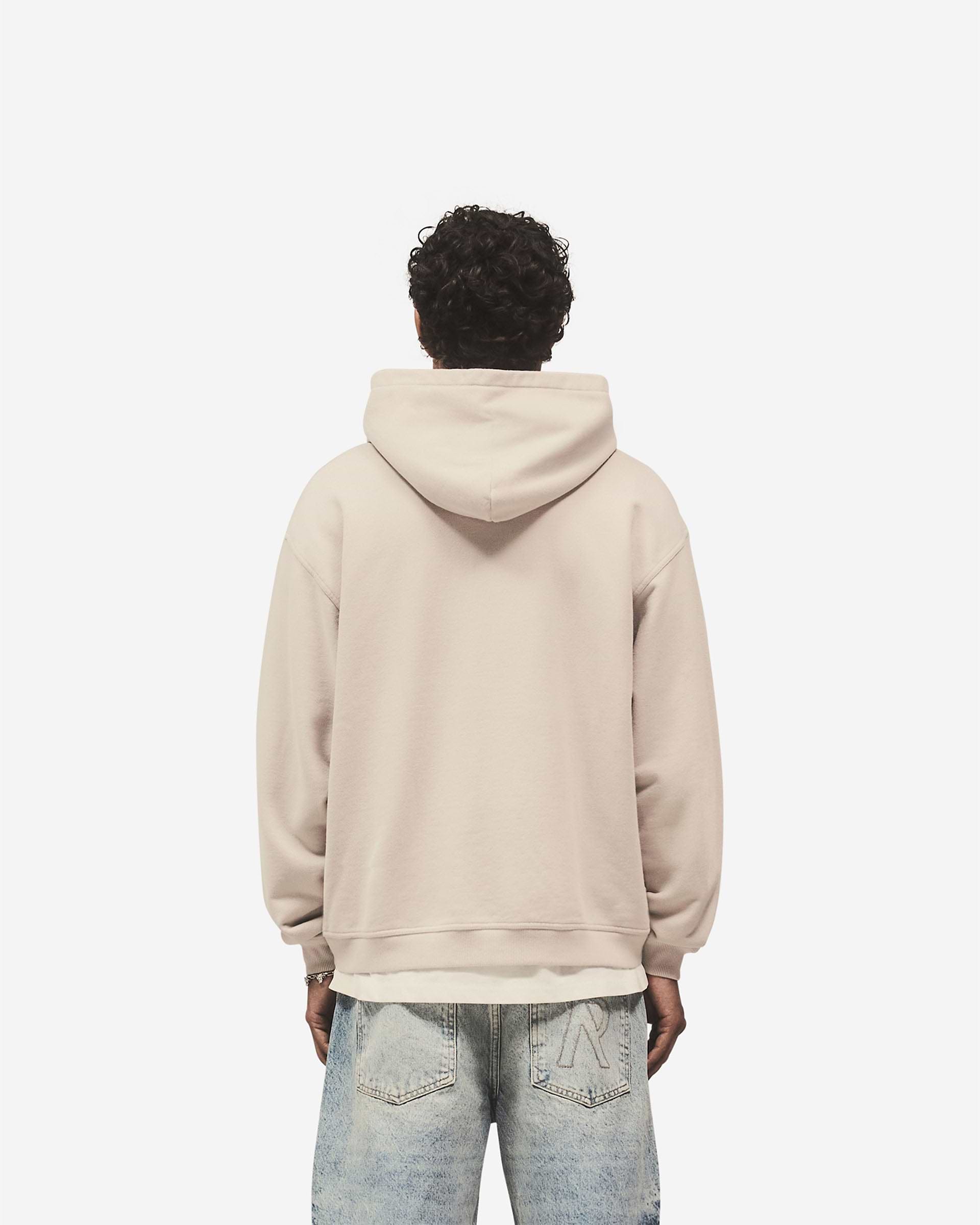 Script Logo Zip Hoodie - Beton