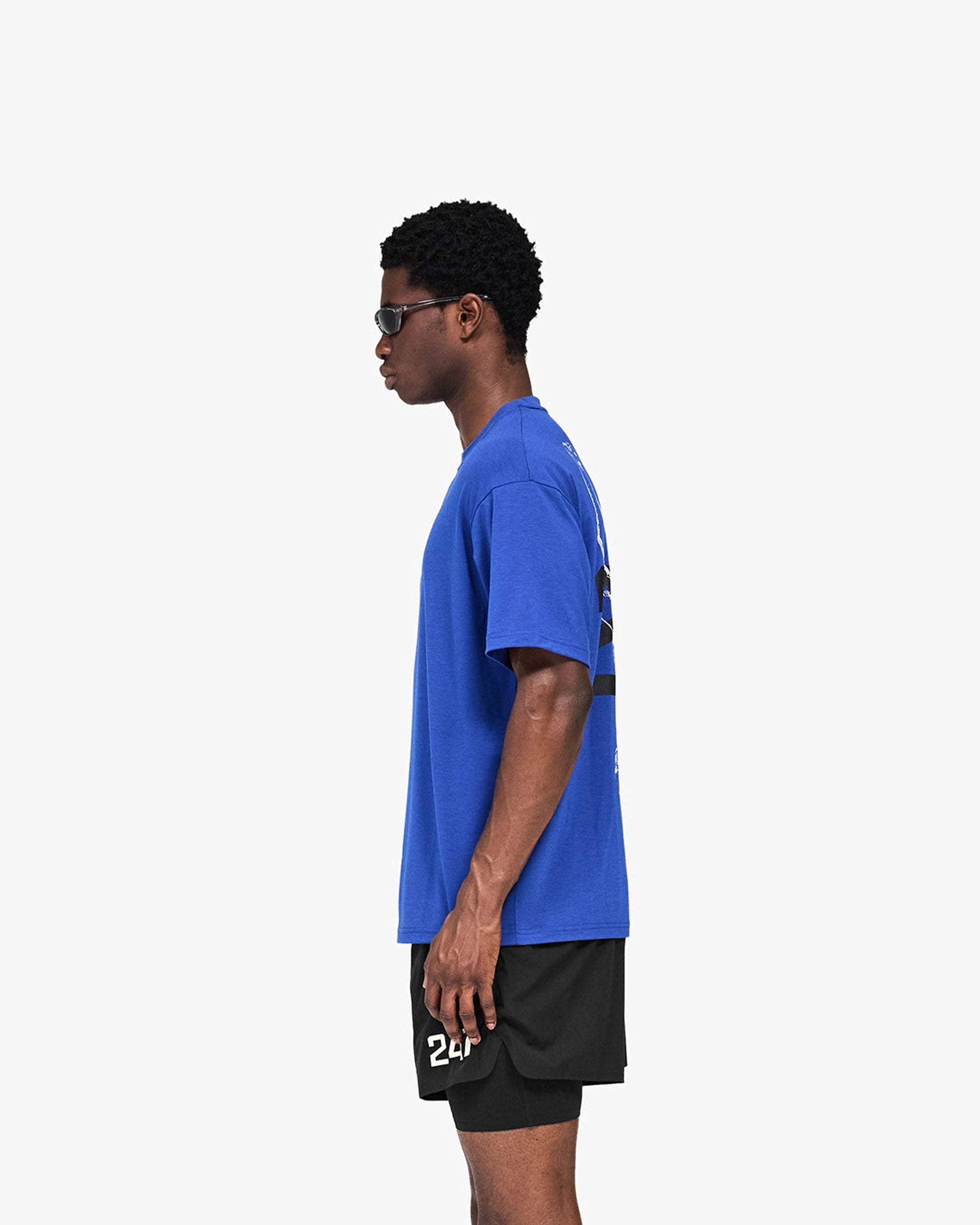247 Stockholm Oversized T-Shirt - Blue