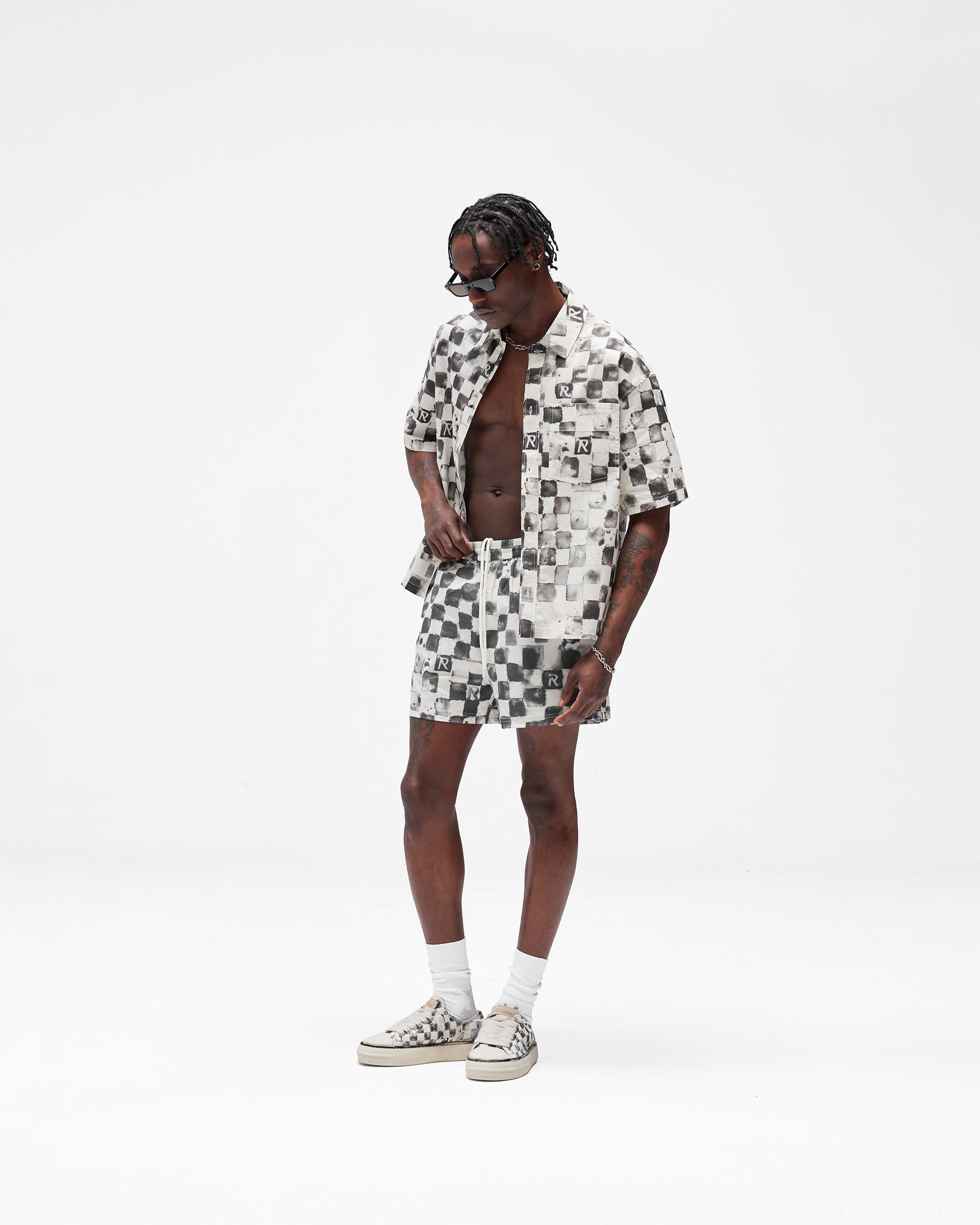 Pool Side Swim Short - Flat White