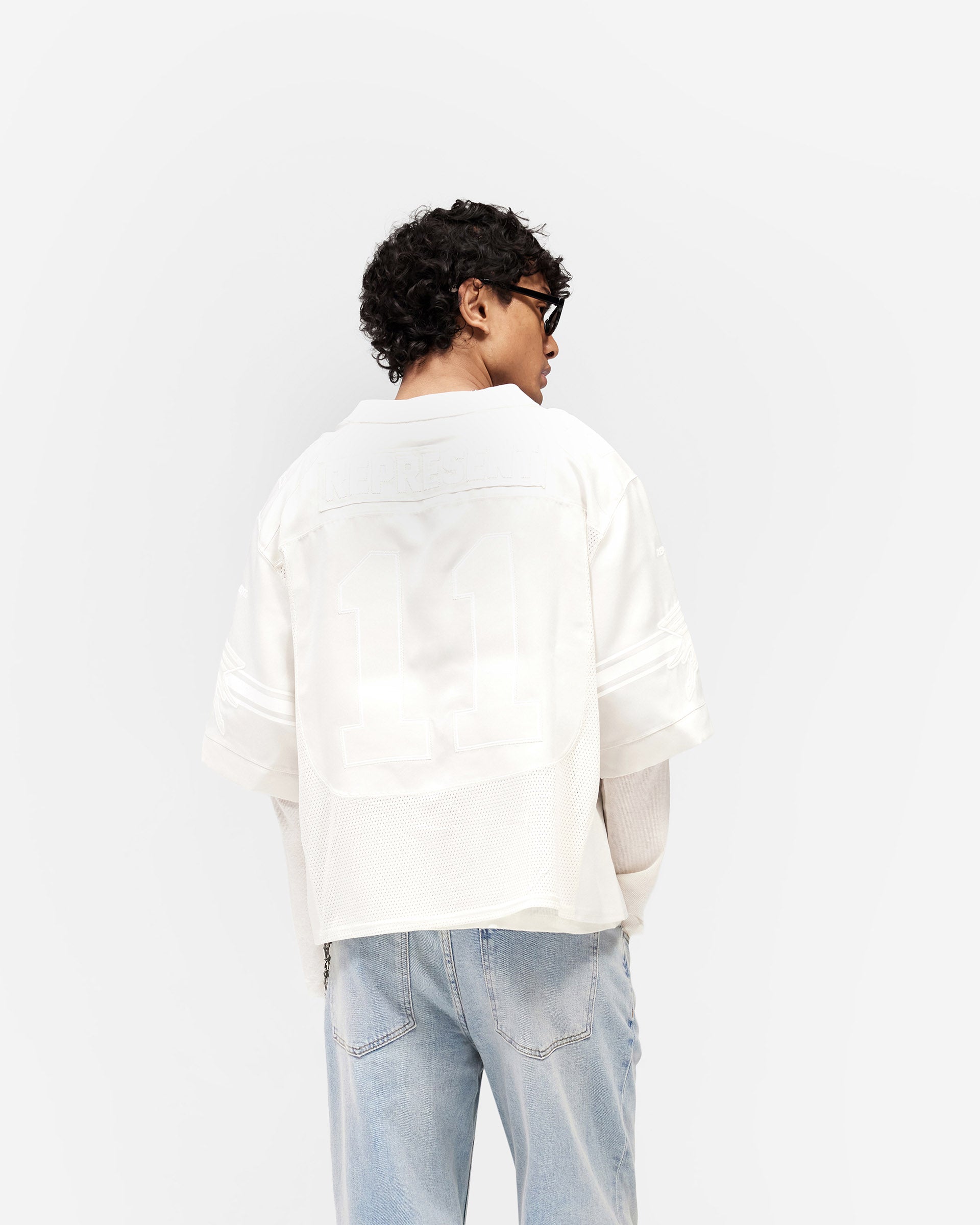 American Football Jersey - Chalk