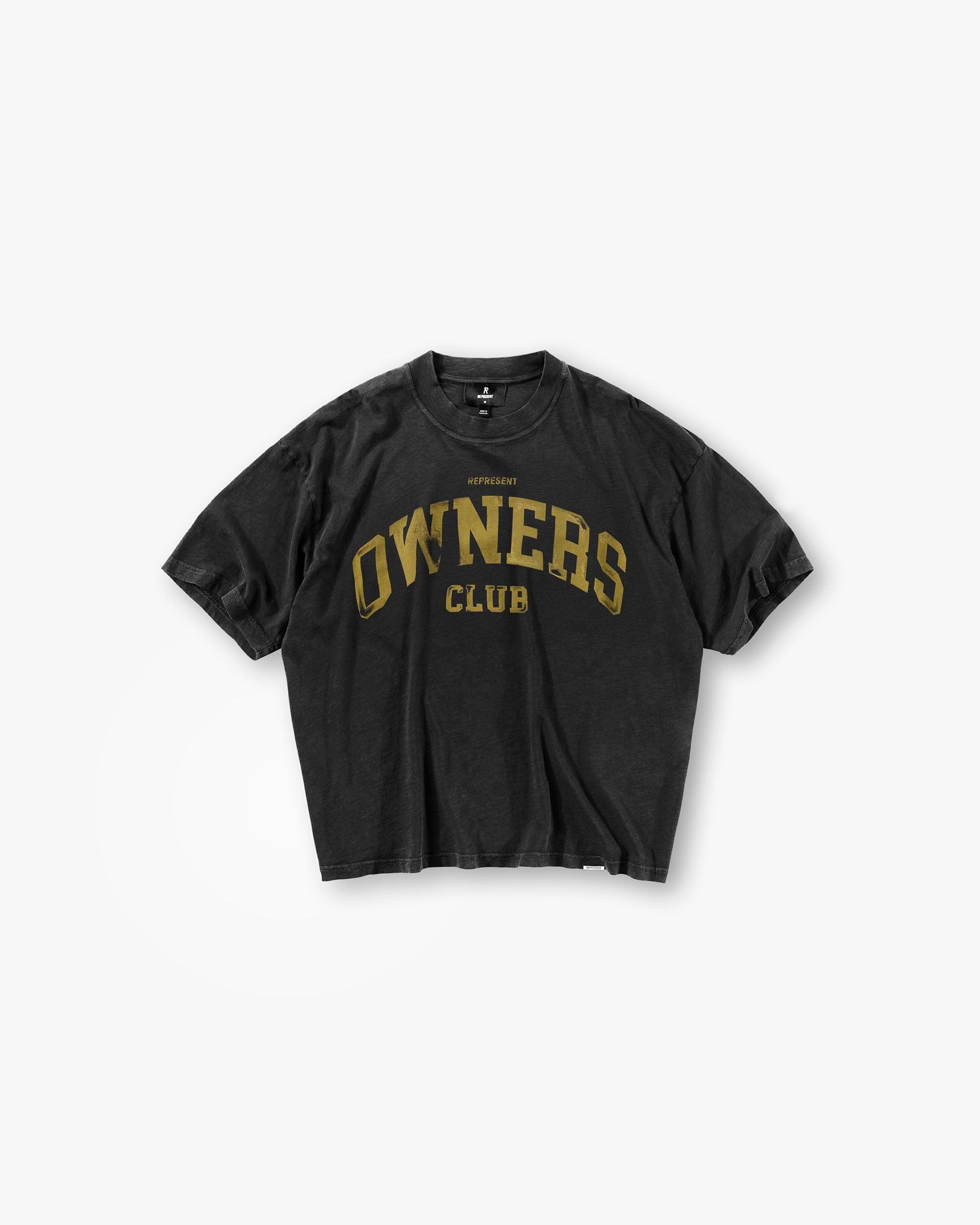 Represent Owners Club T-Shirt - Faded Black