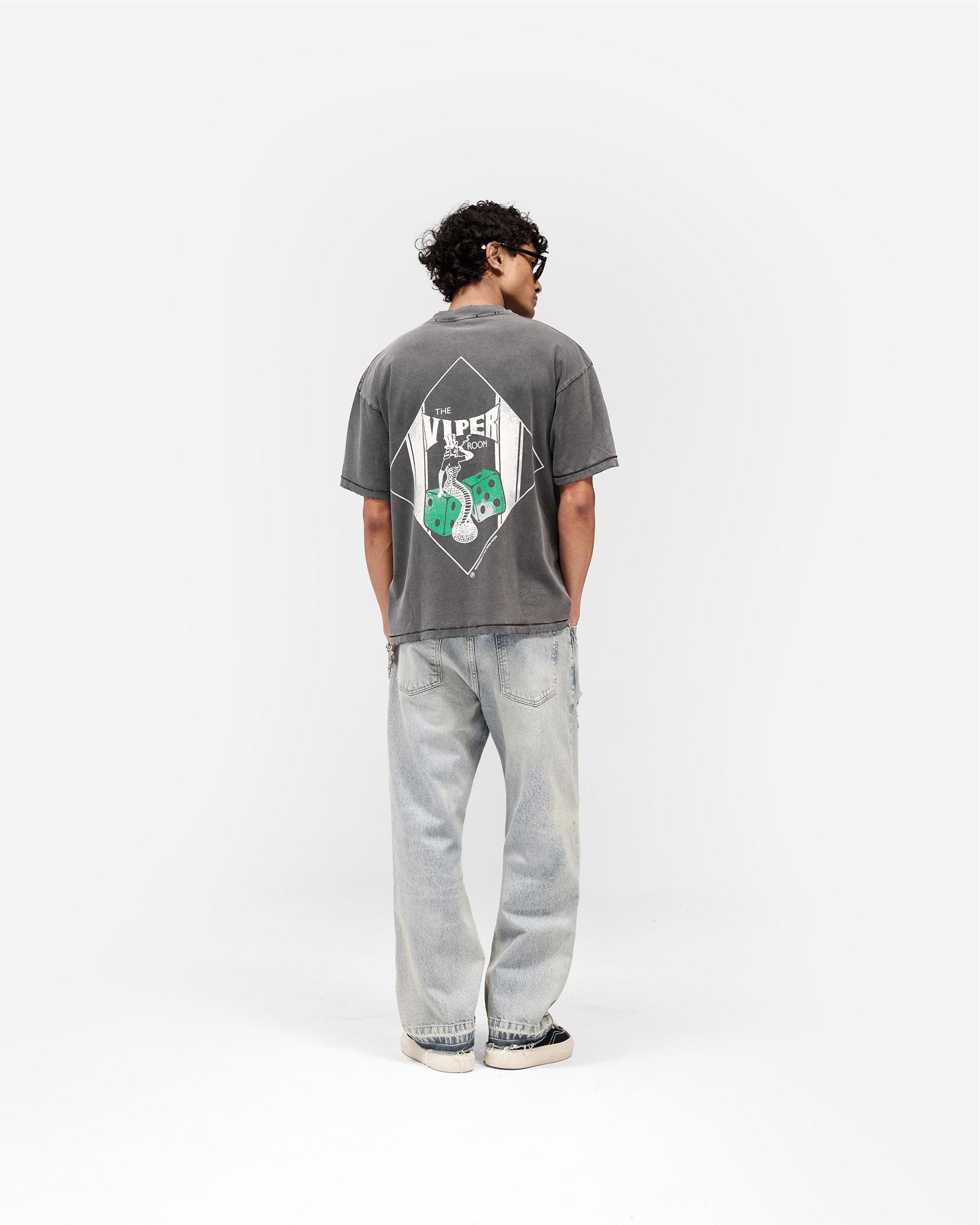 Represent x The Viper Room Dice T-Shirt - Vintage Grey