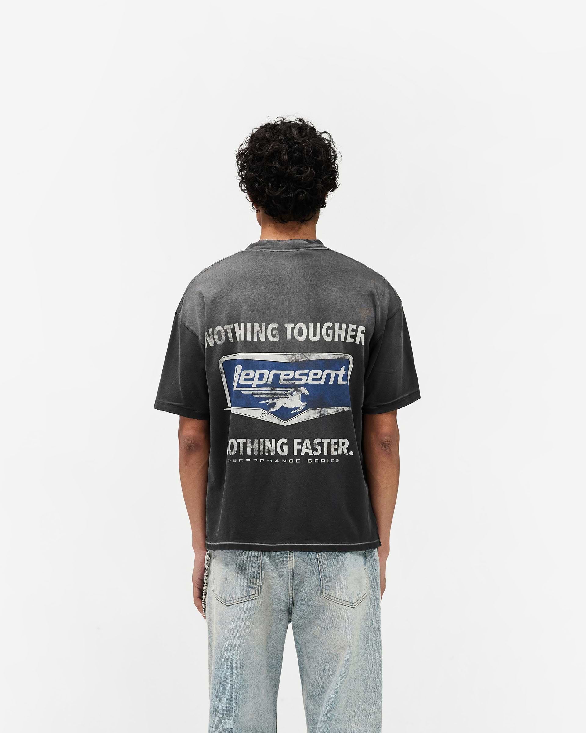 Nothing Faster T-Shirt - Stained Black
