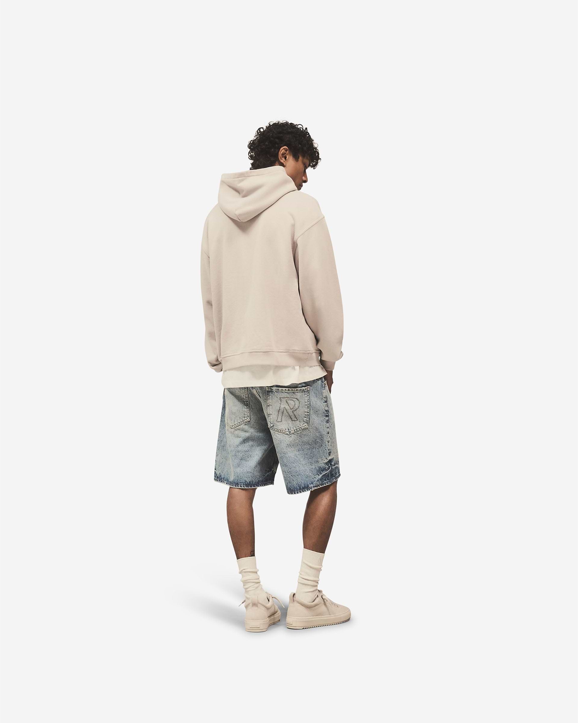 Script Logo Zip Hoodie - Beton