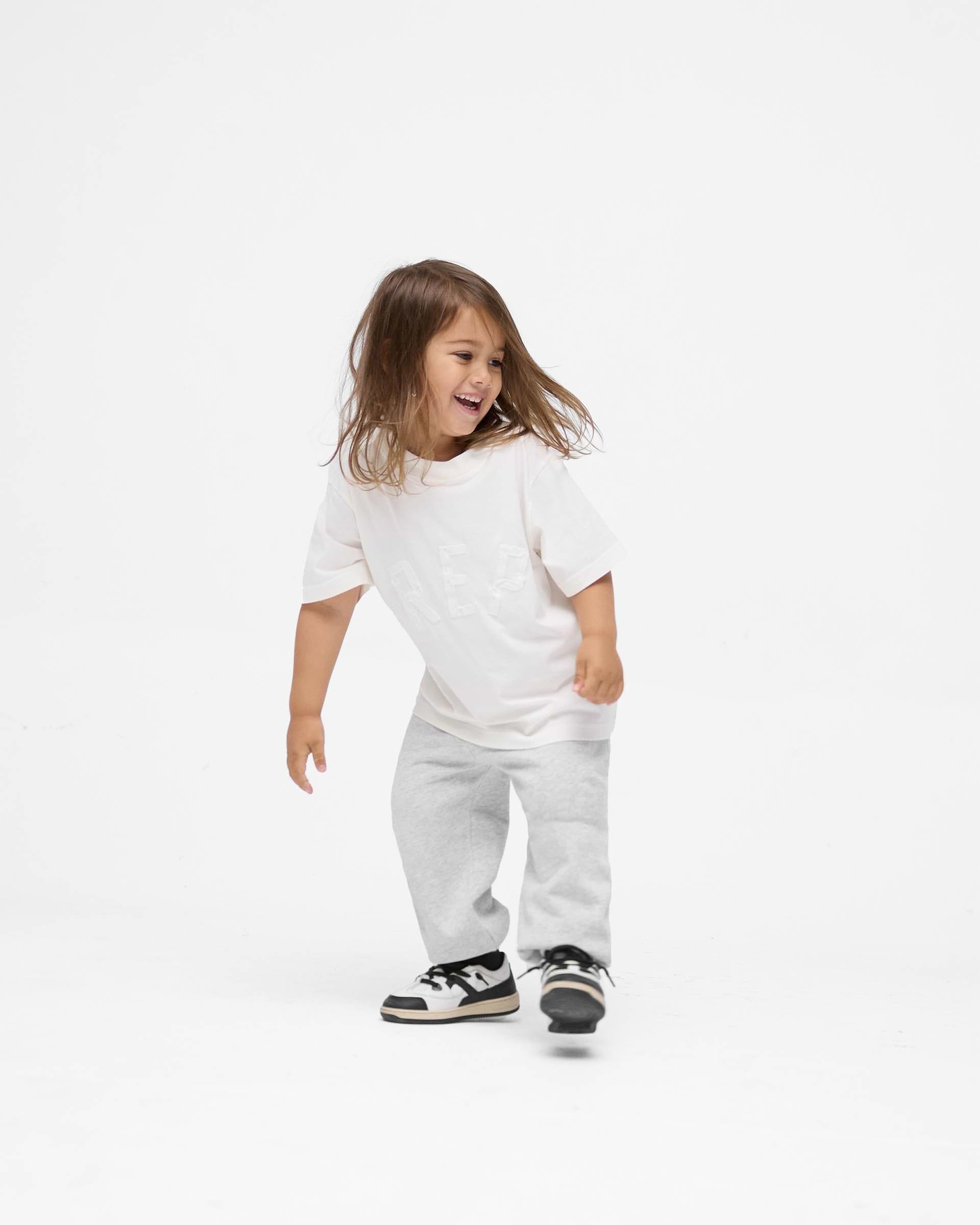 Mini Rep Applique Sweatpants - Gris Jaspeado