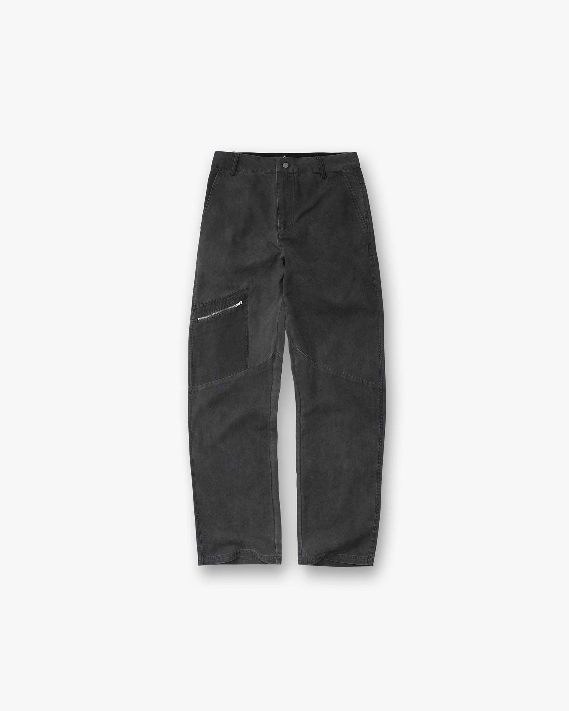 Cotton Workwear Pant - Washed Black