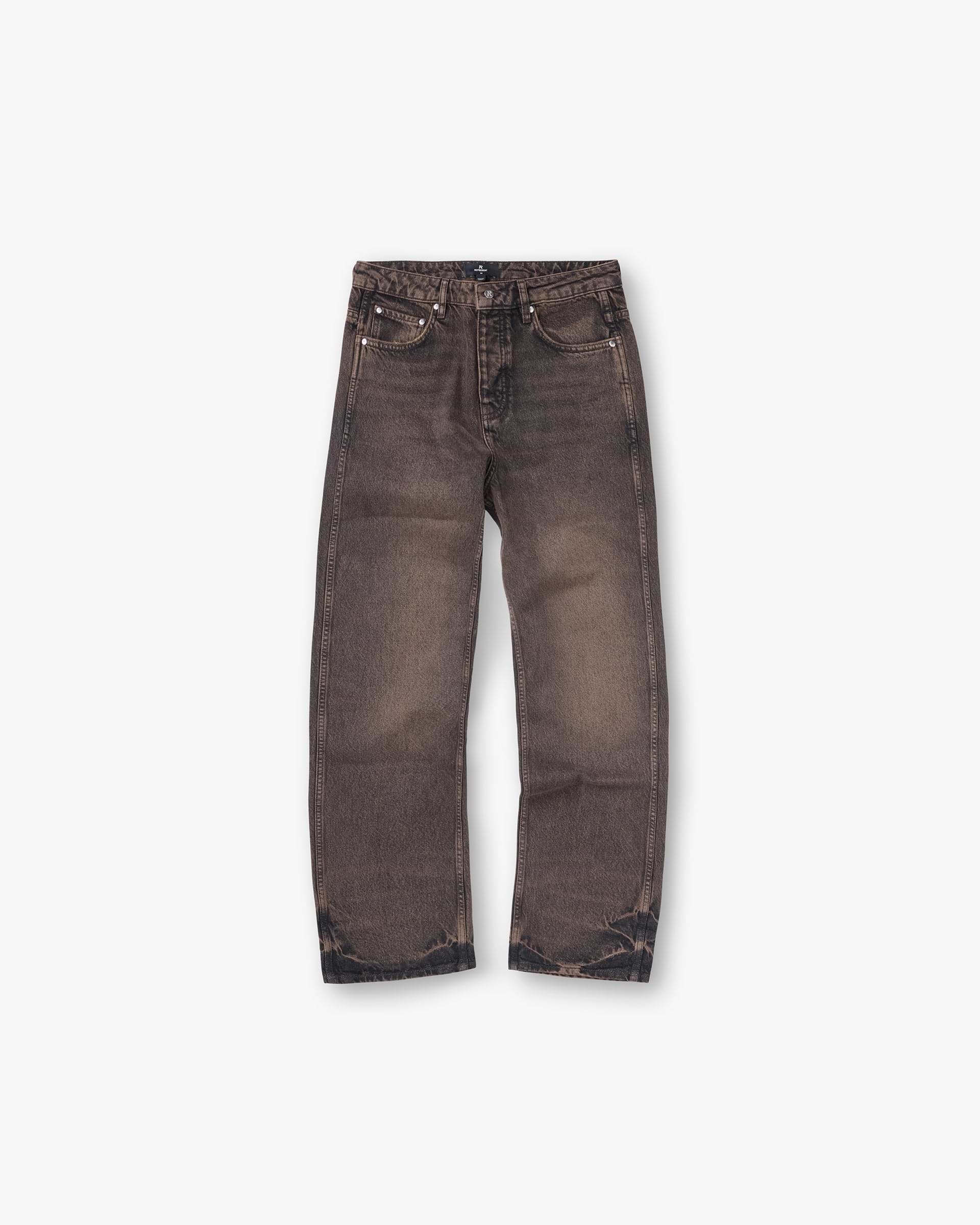 R2 Straight Leg Denim - Bark